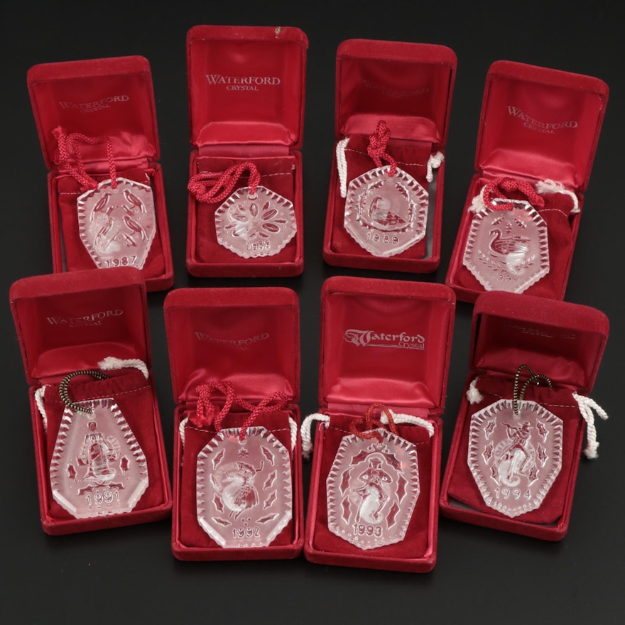 Waterford Crystal Twelve Days Of Christmas Ornaments, 1987–1994
