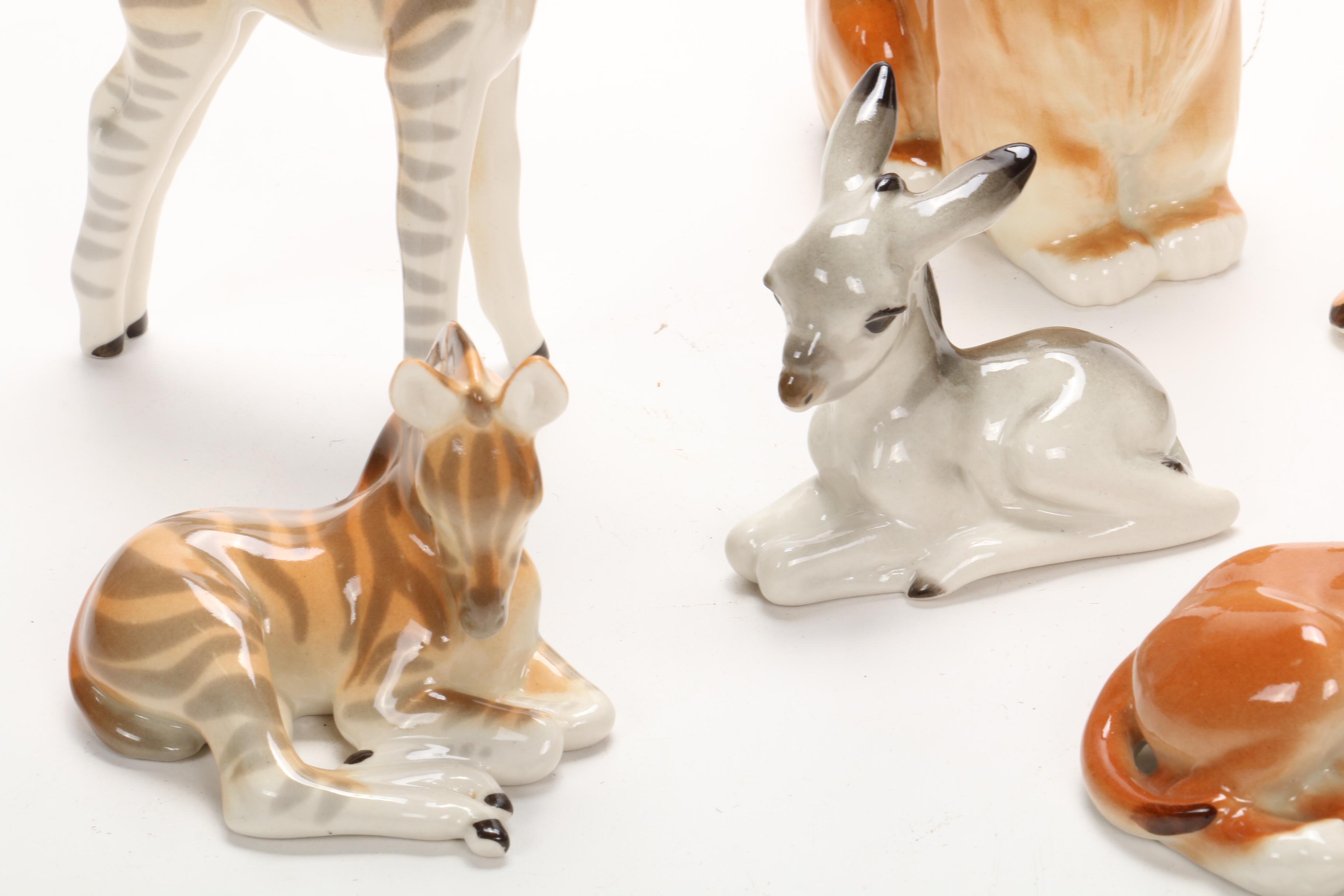 Lomonosov Porcelain Animal Figurines