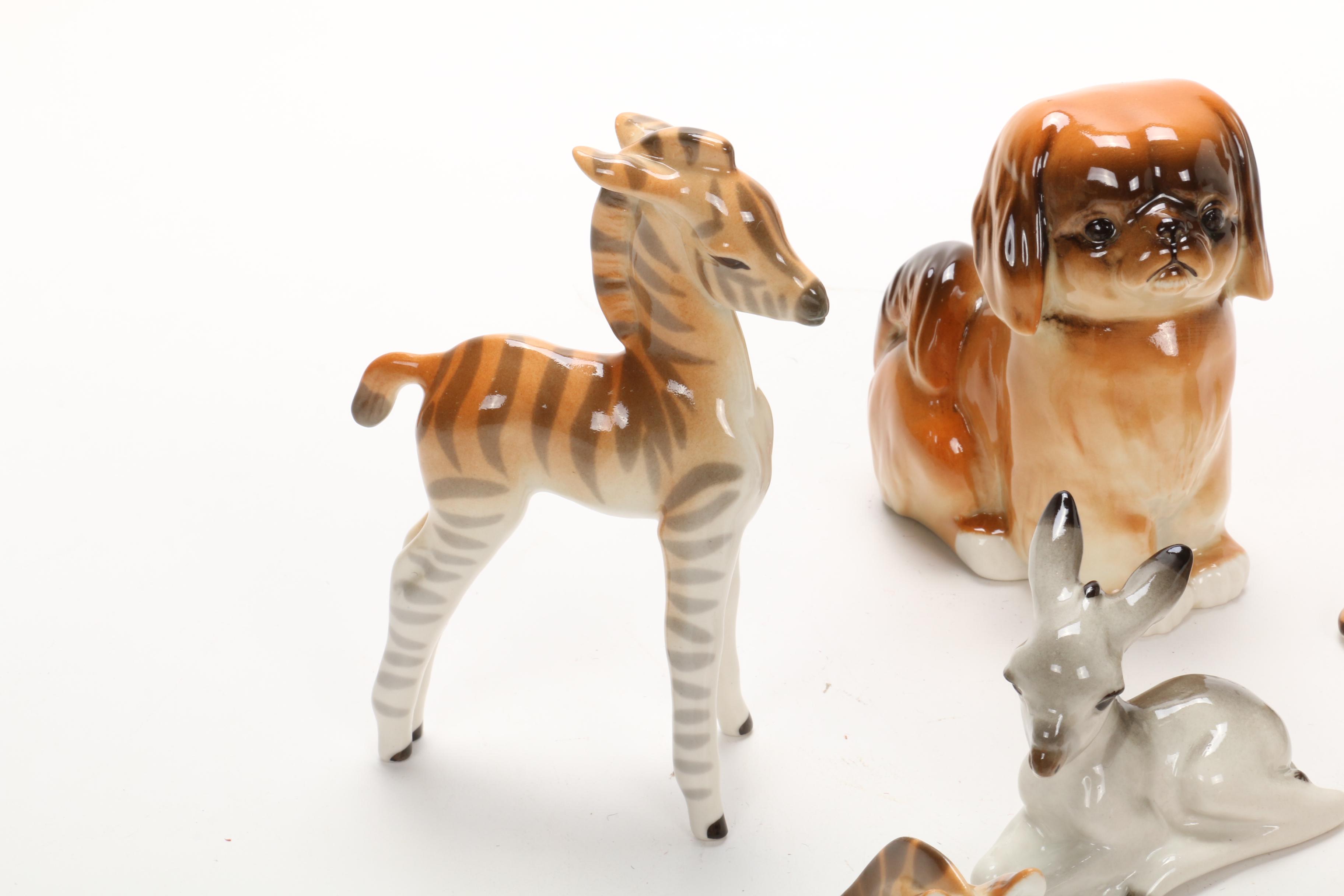 Lomonosov Porcelain Animal Figurines