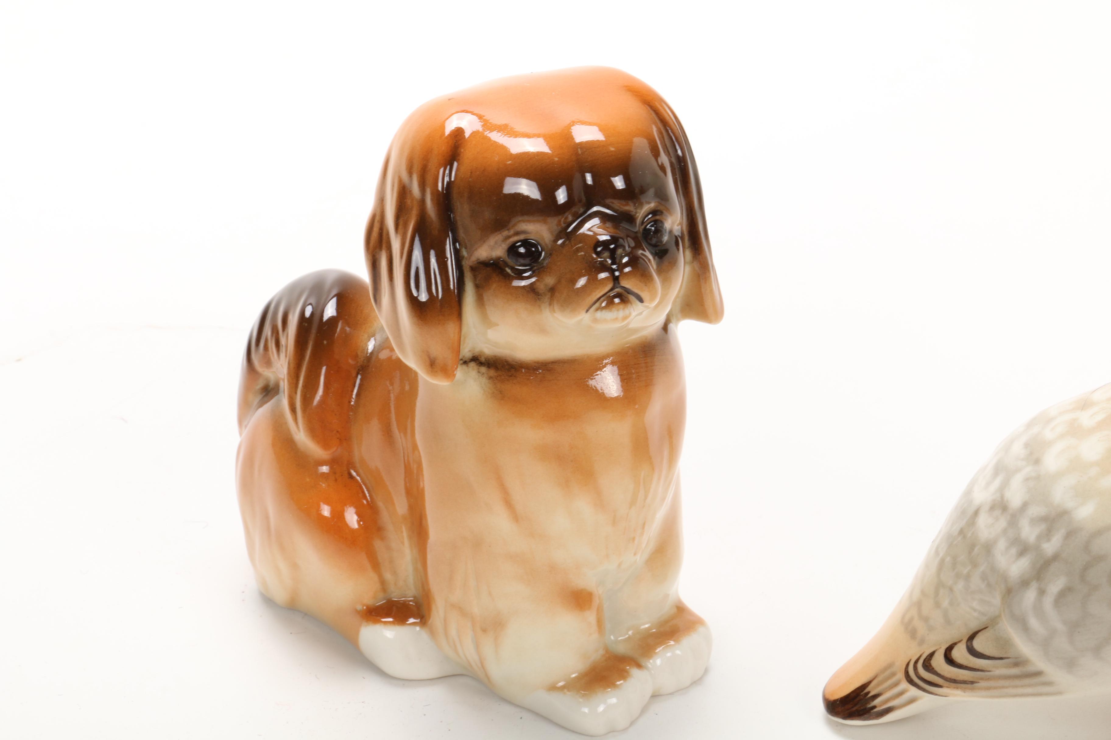 Lomonosov Porcelain Animal Figurines