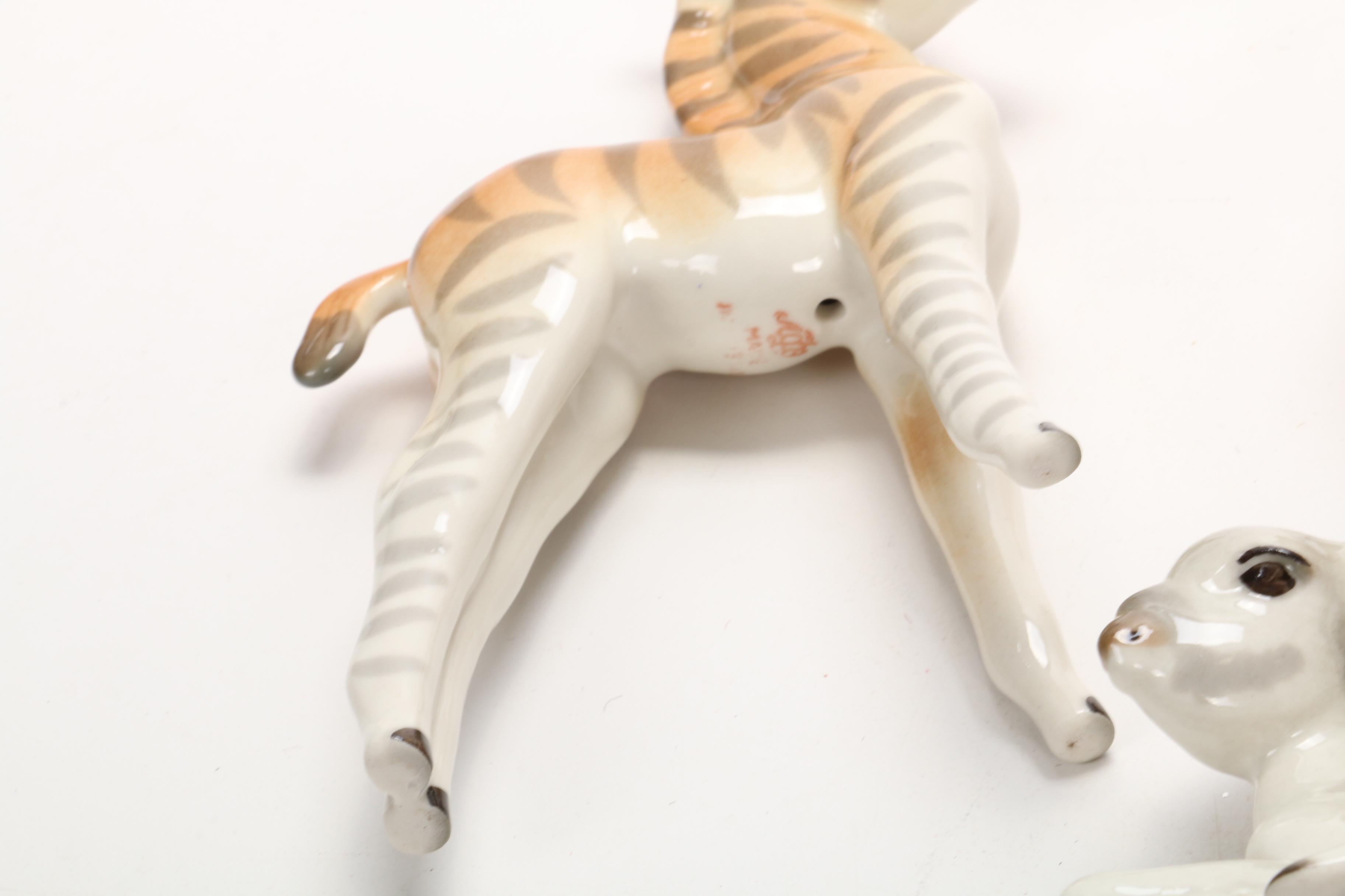 Lomonosov Porcelain Animal Figurines