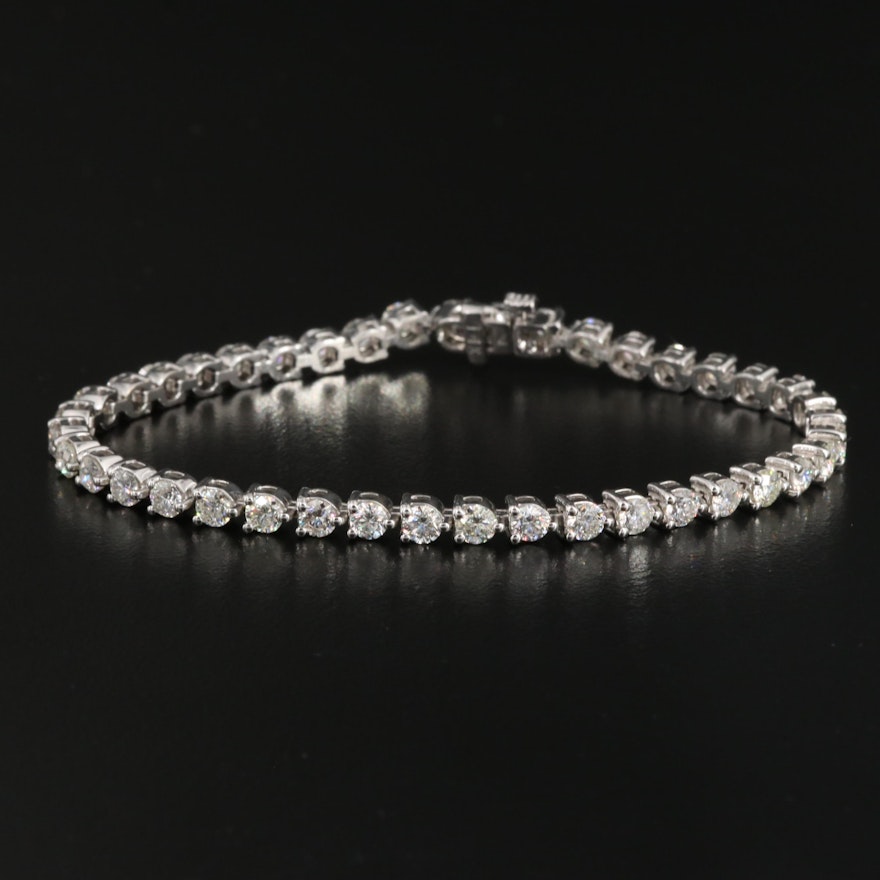 14K 5.02 CTW Diamond Line Bracelet