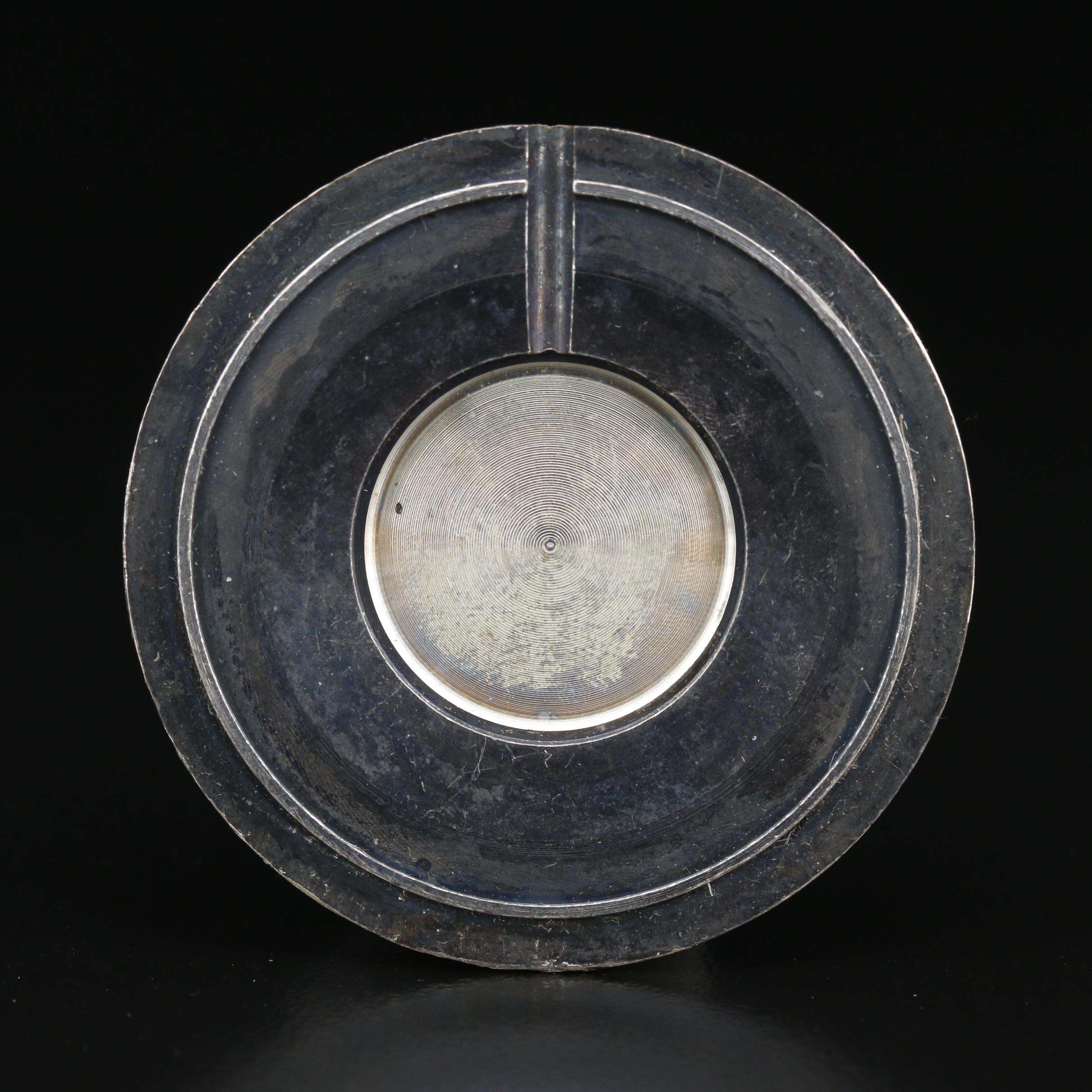 Zentra Replica Thalen .800 Silver Bavarian Coin Pocket Watch