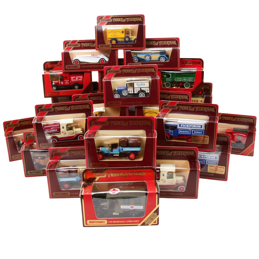 Lesney Matchbox "Models of Yesteryear" 35:1 Scale Diecast Antique Classic Cars