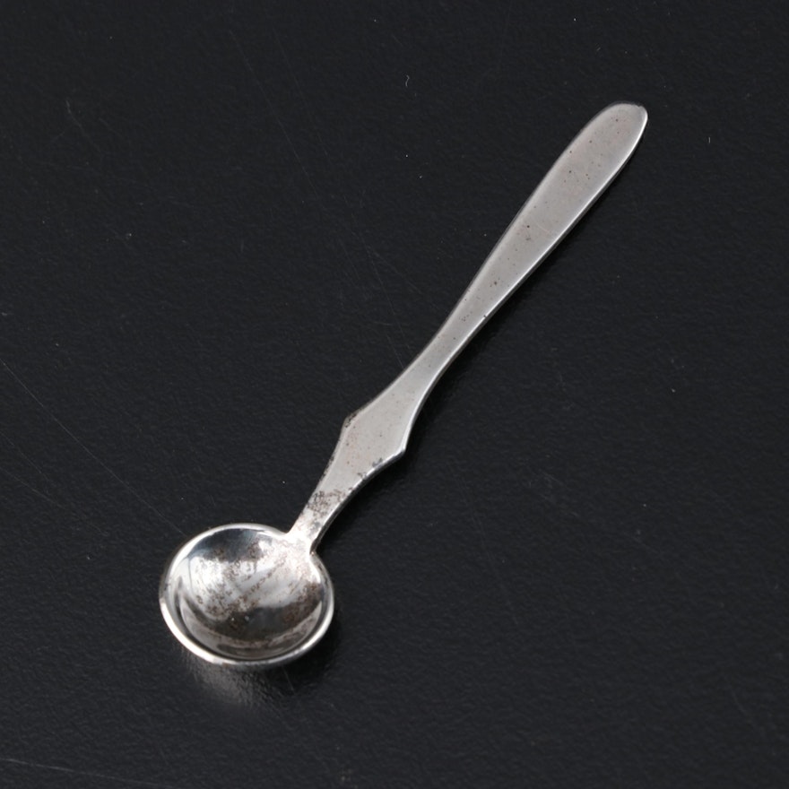 American Sterling Silver Salt Spoon
