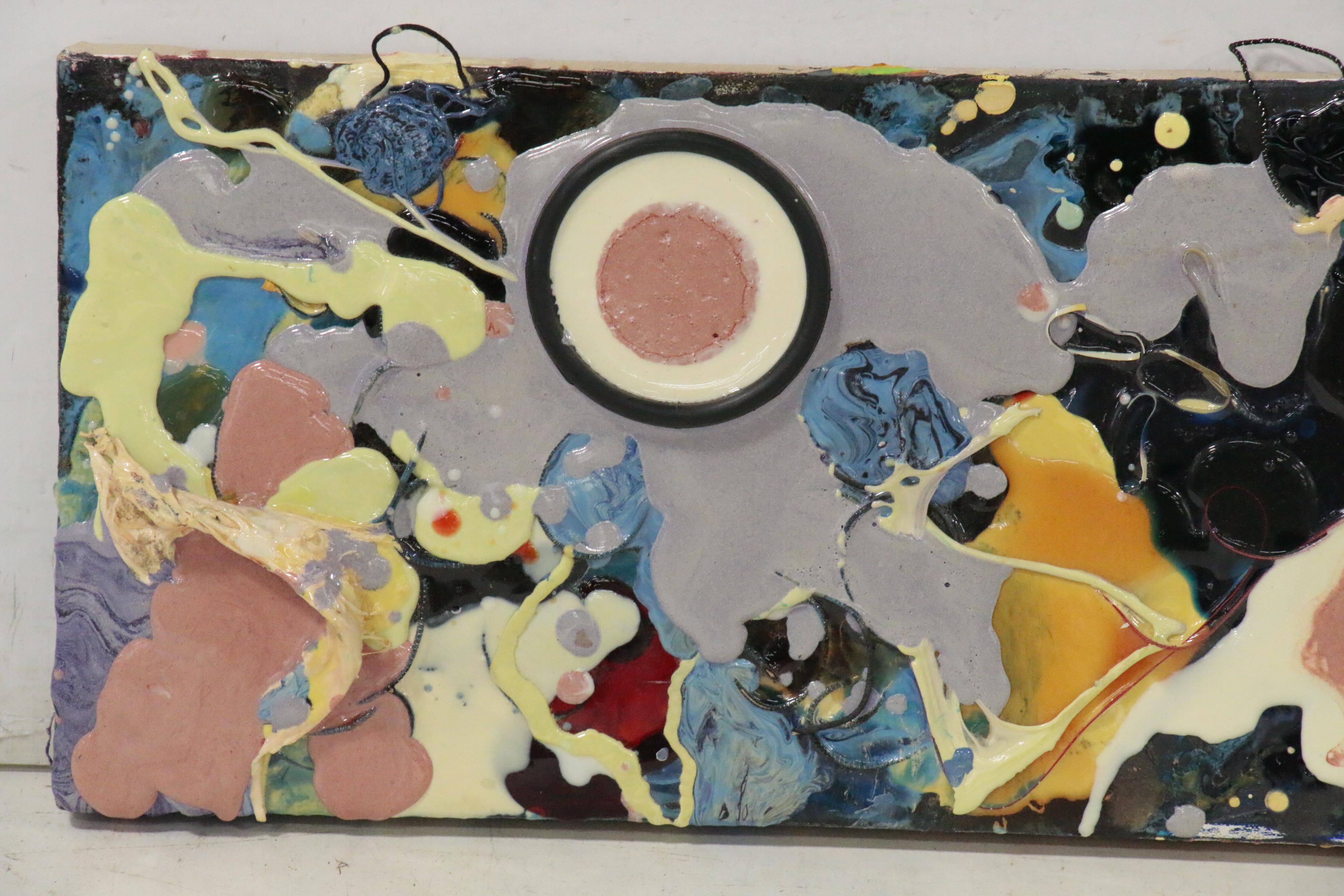 Liz Atzberger Abstract Mixed Media "Gimme A Pigfoot," 21st Century