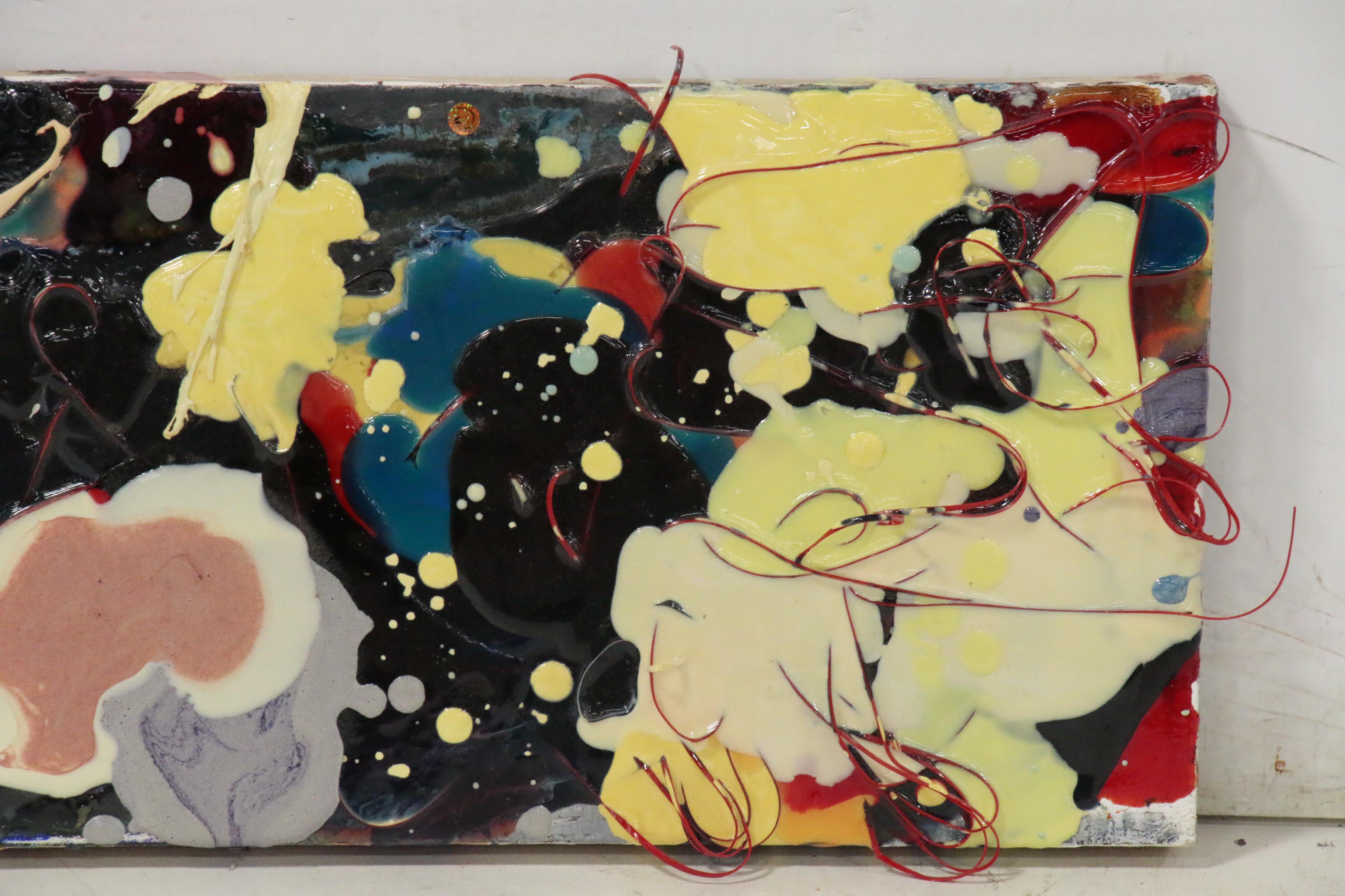 Liz Atzberger Abstract Mixed Media "Gimme A Pigfoot," 21st Century