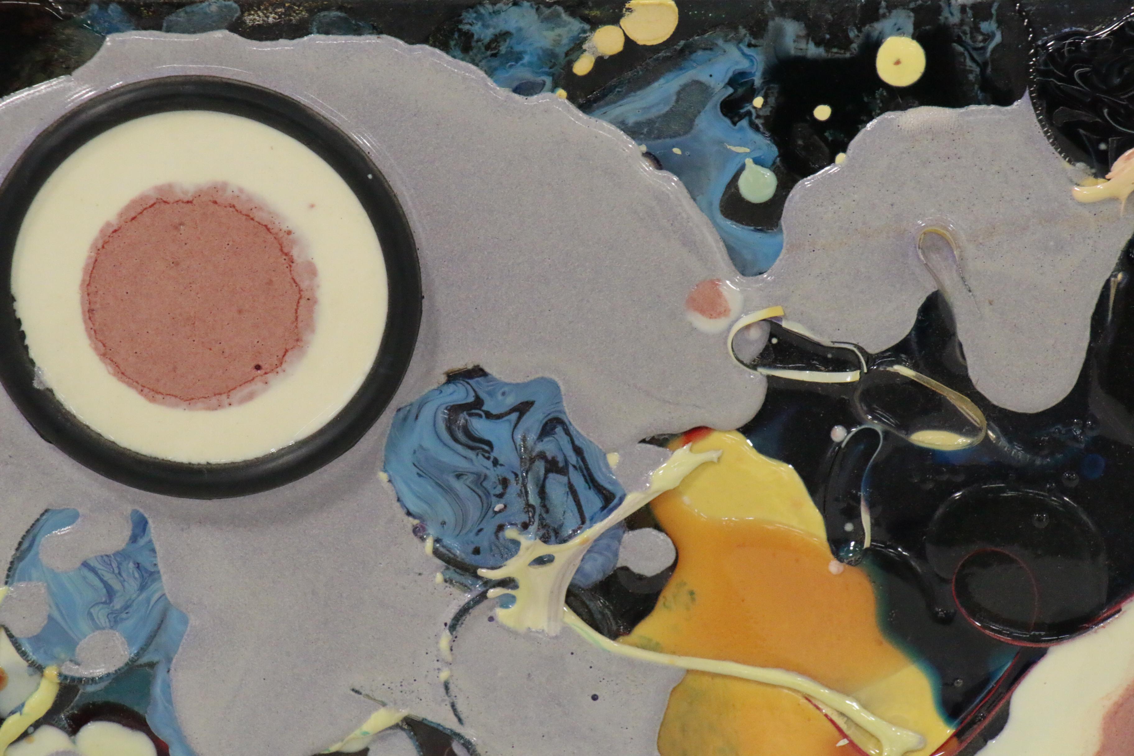 Liz Atzberger Abstract Mixed Media "Gimme A Pigfoot," 21st Century