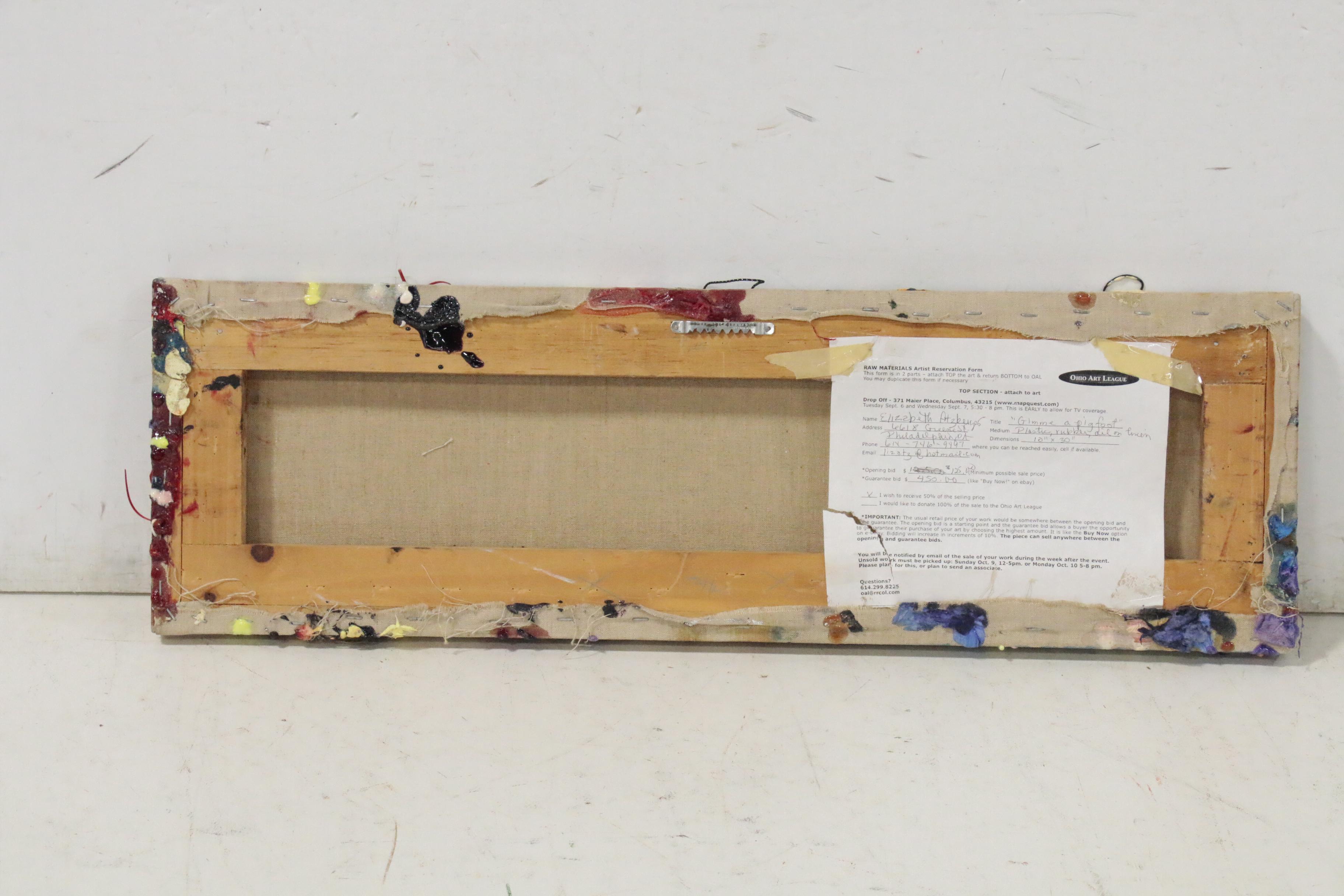 Liz Atzberger Abstract Mixed Media "Gimme A Pigfoot," 21st Century