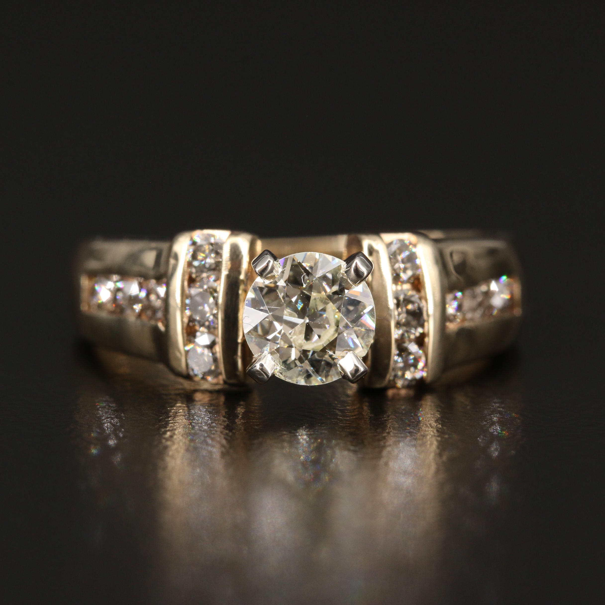 14K 1.14 CTW Diamond Ring
