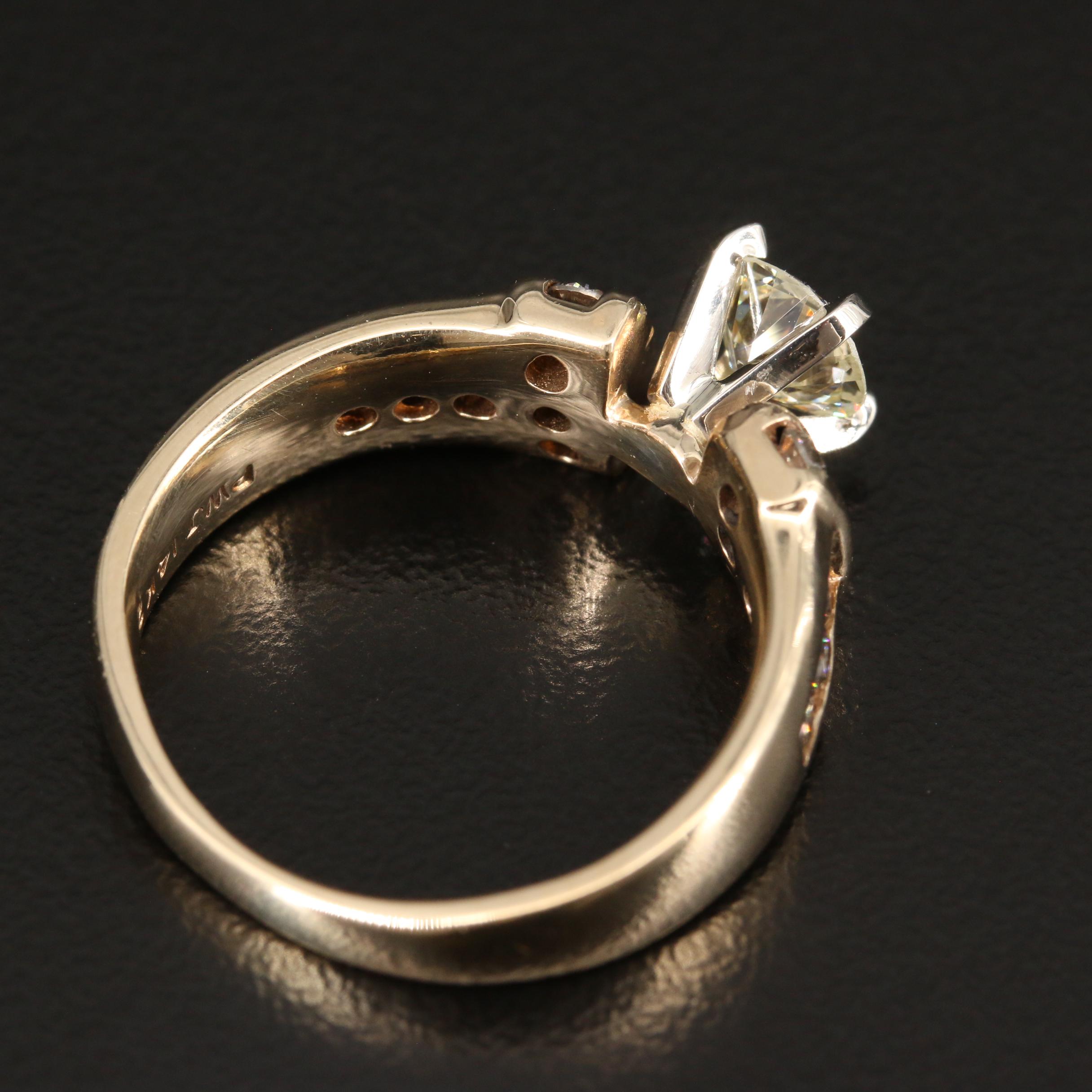 14K 1.14 CTW Diamond Ring