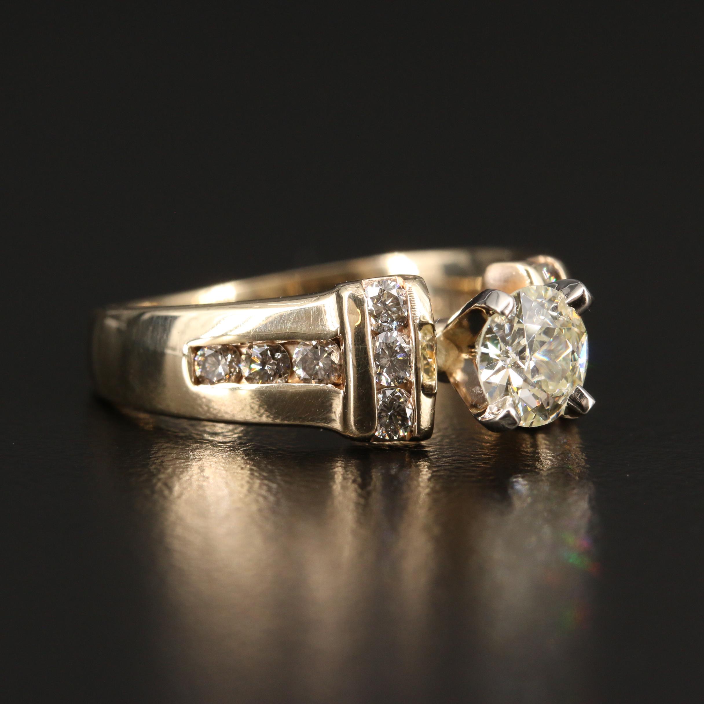 14K 1.14 CTW Diamond Ring