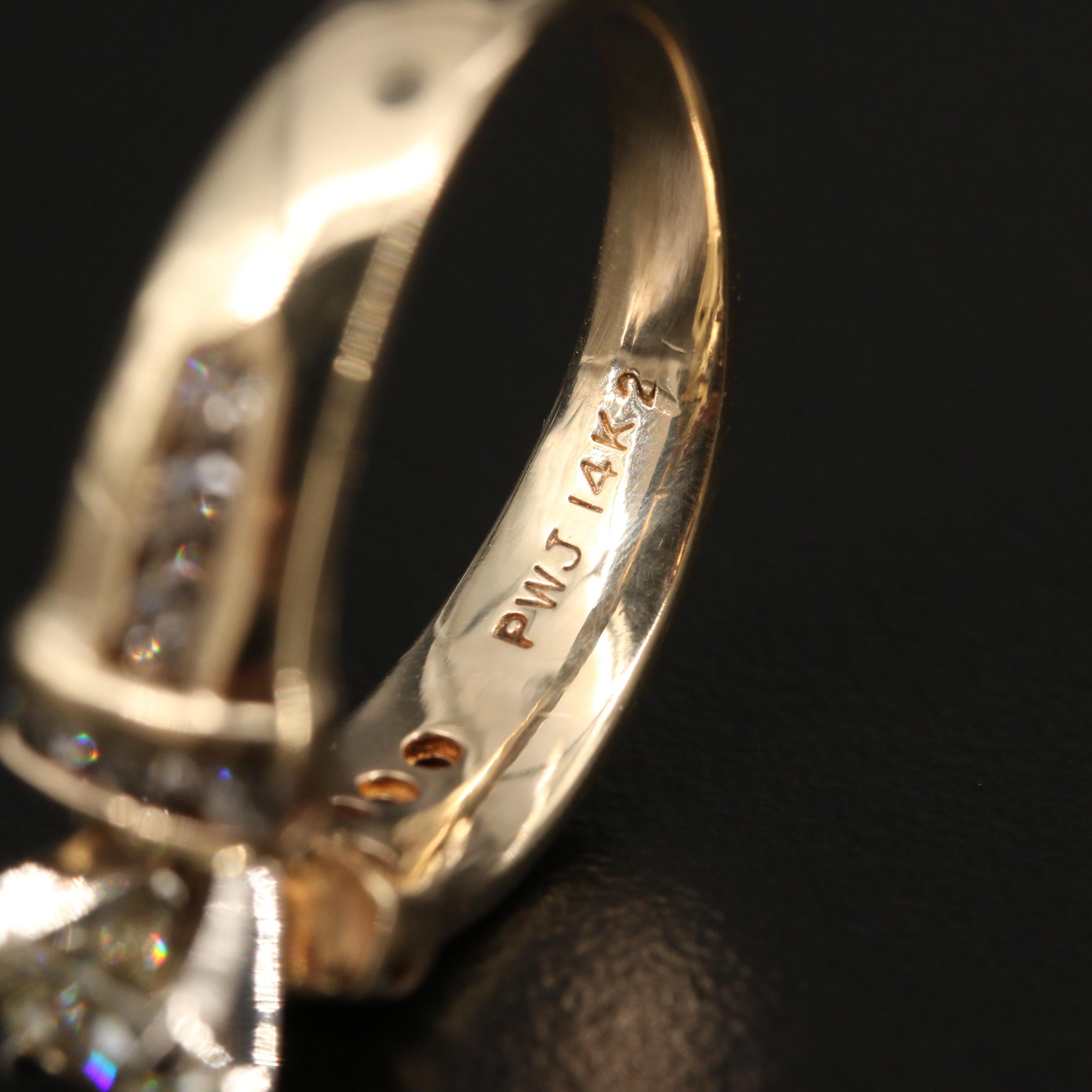 14K 1.14 CTW Diamond Ring