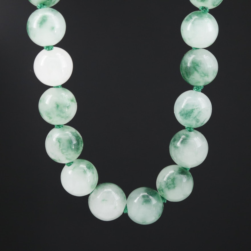 Jadeite Beaded Necklace