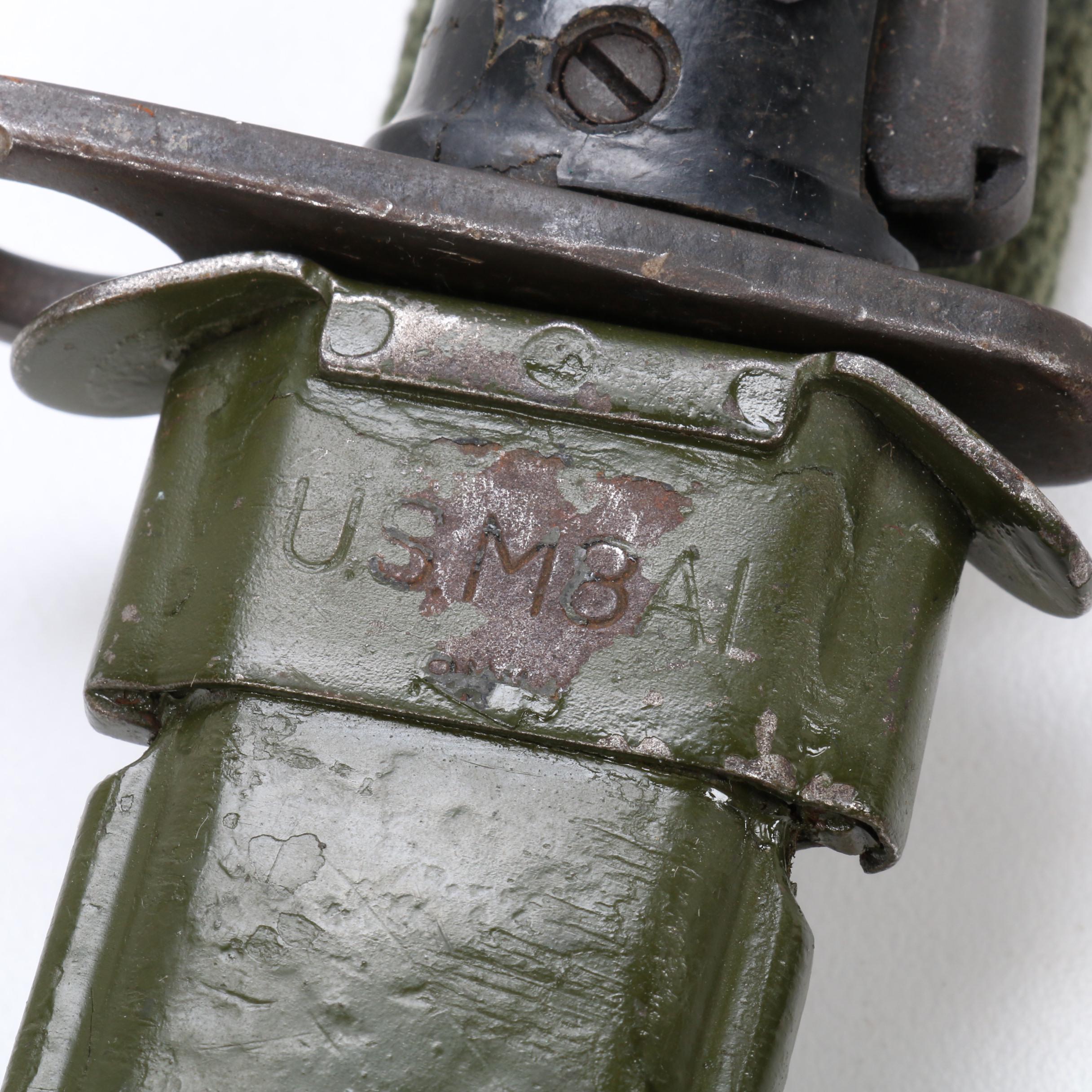 Vietnam War Era U.S. M6 Knife Bayonets with Scabbards