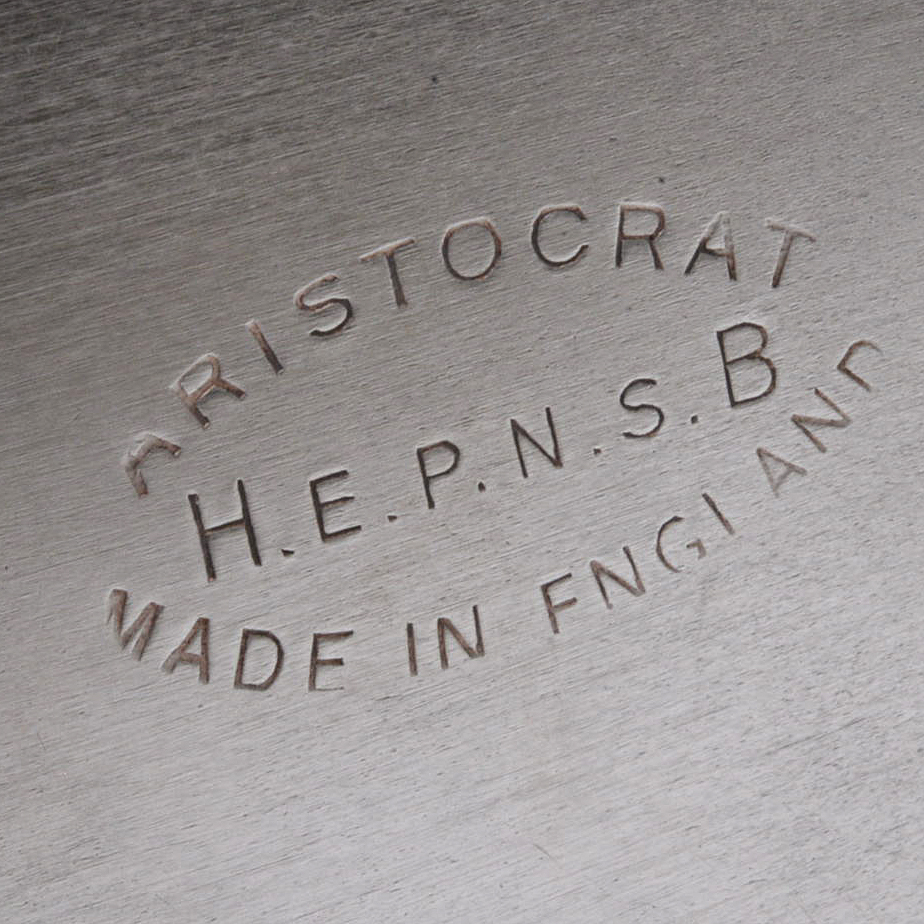 Harman Brothers "Aristocrat" Silver Plate Cigarette Box, Early/Mid 20th Century