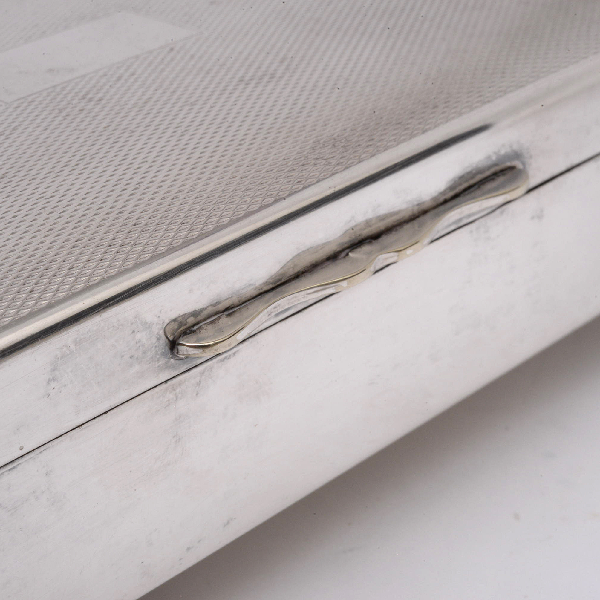 Harman Brothers "Aristocrat" Silver Plate Cigarette Box, Early/Mid 20th Century