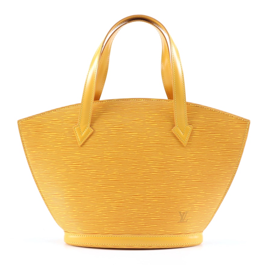 Louis Vuitton Saint Jacques Handbag in Tassil Yellow Epi Leather