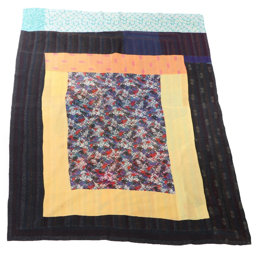 Indian Handmade Kantha Quilt