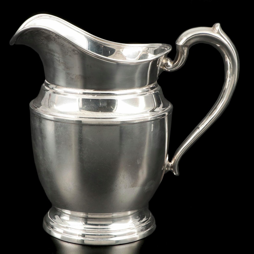 Meriden Britannia Co. Sterling Silver Pitcher, Late 19th/Early 20th Century