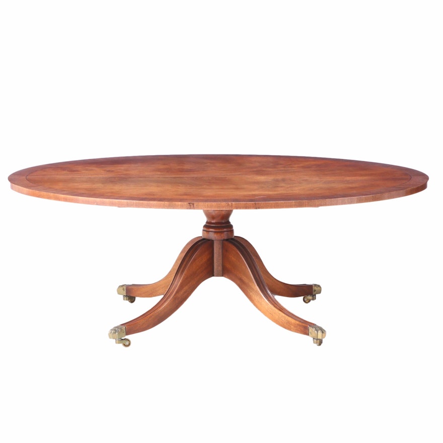 Bevan Funnell Ltd. Regency Style Flame Mahogany and Crossbanded Coffee Table