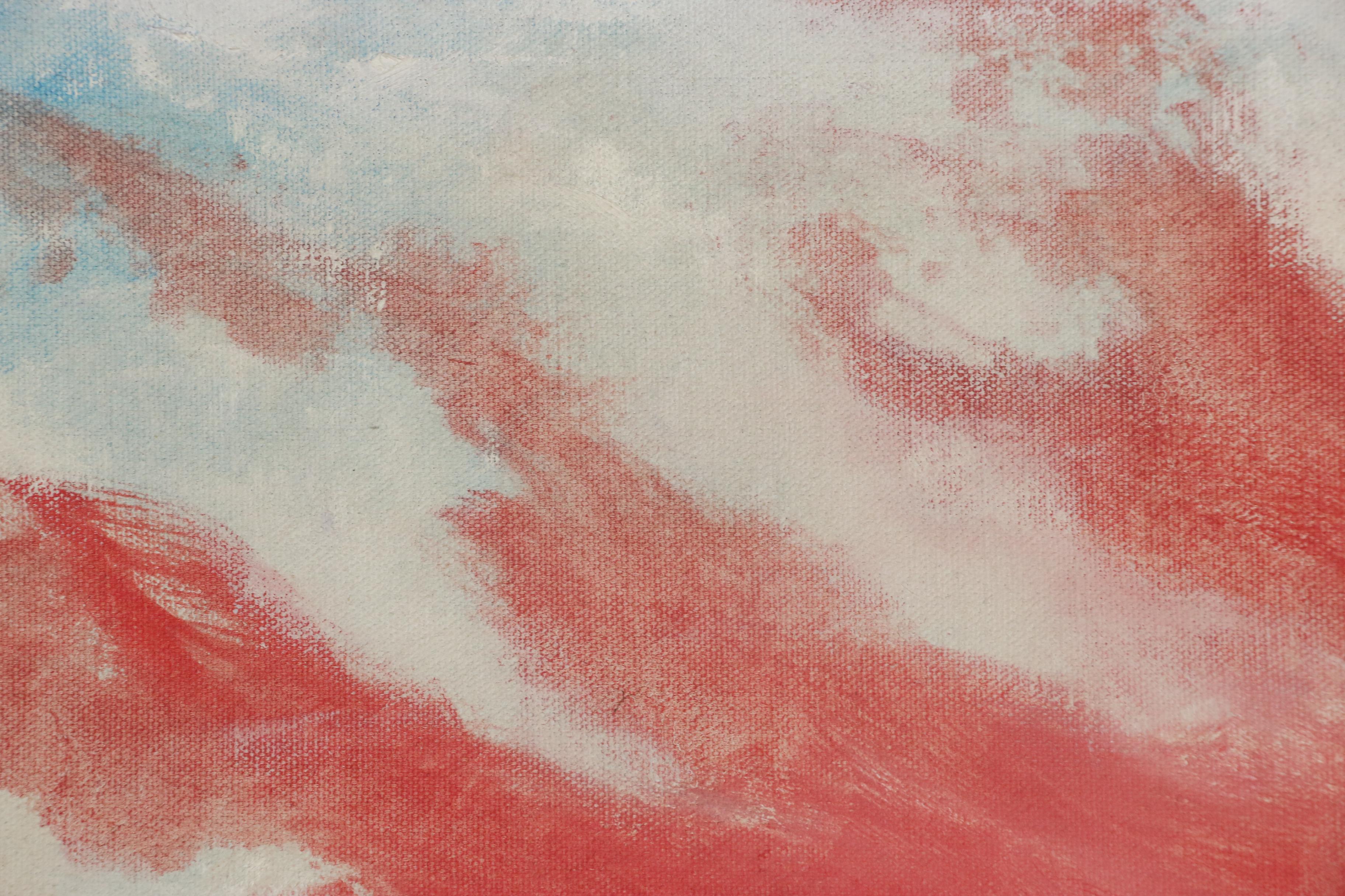 Joe Splendora Landscape Oil Painting, Late 20th Century