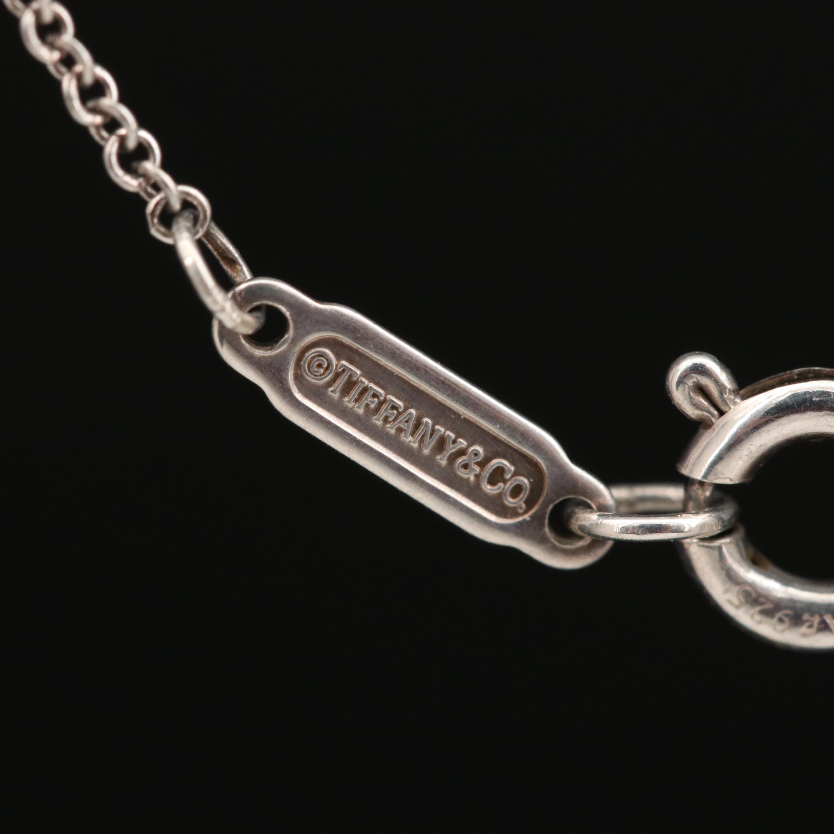 Tiffany & Co. "Return to Tiffany" Mini Double Heart Tag Pendant Necklace