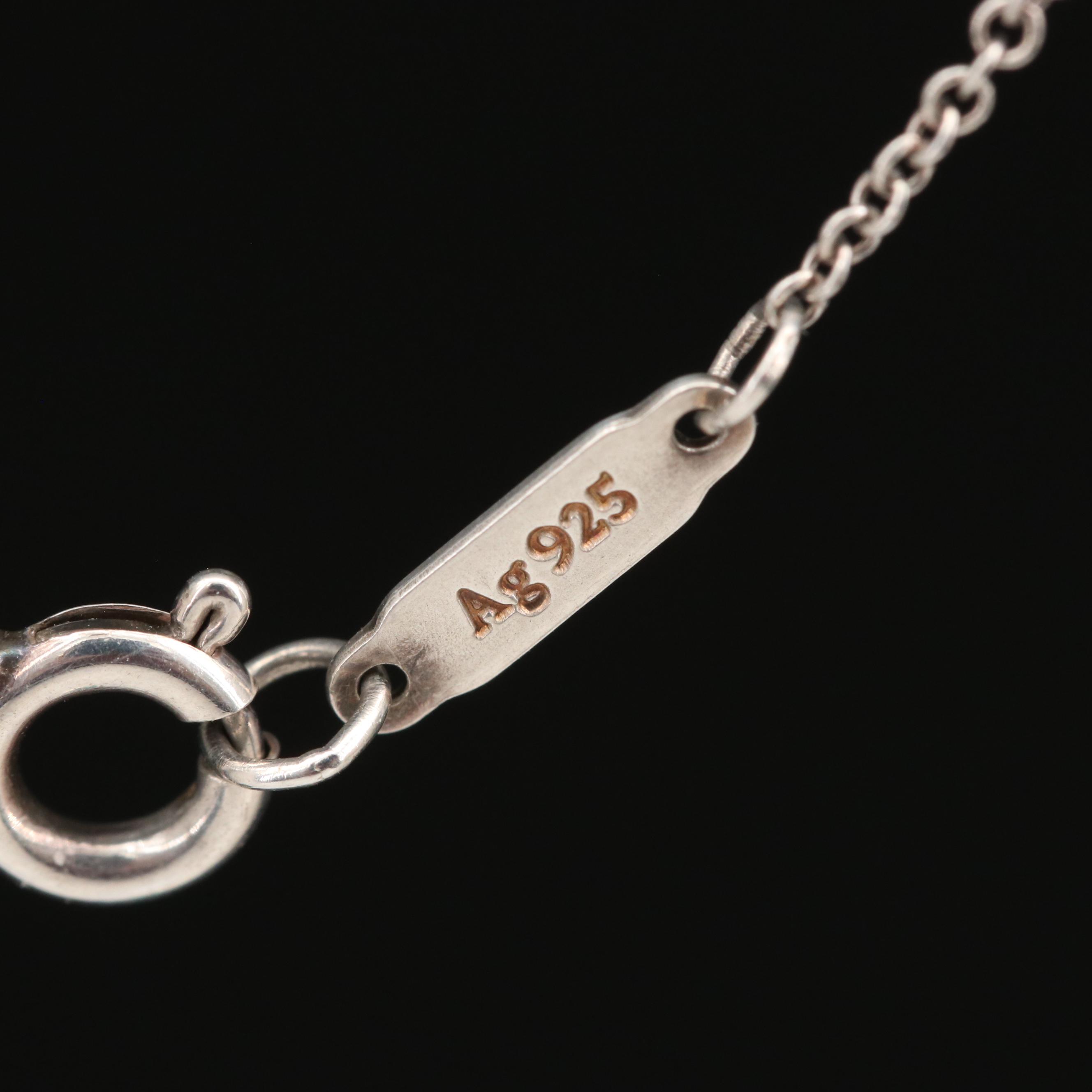 Tiffany & Co. "Return to Tiffany" Mini Double Heart Tag Pendant Necklace