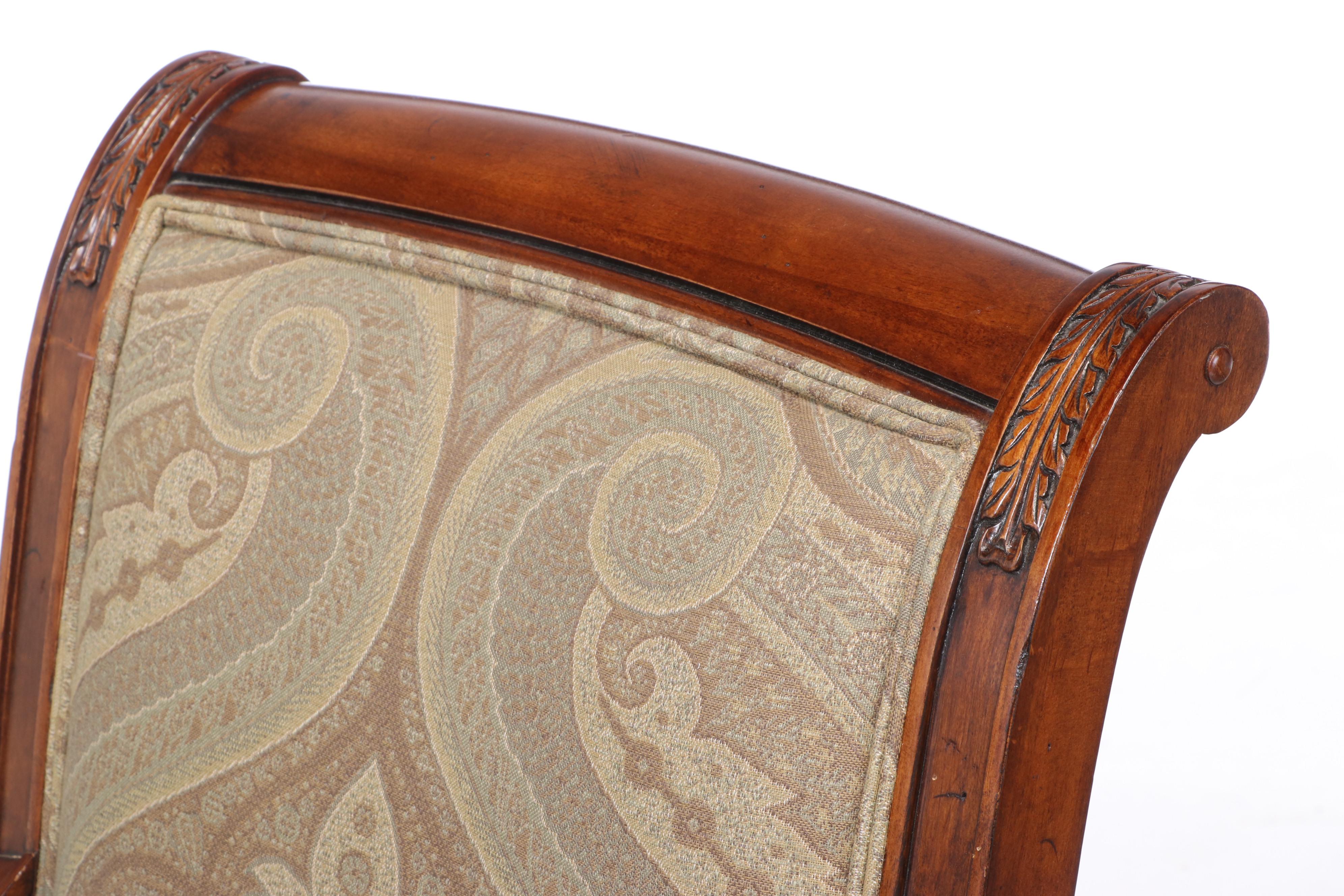 Ethan Allen "Goodwin" Dining Table and Eight "Adison" Chairs