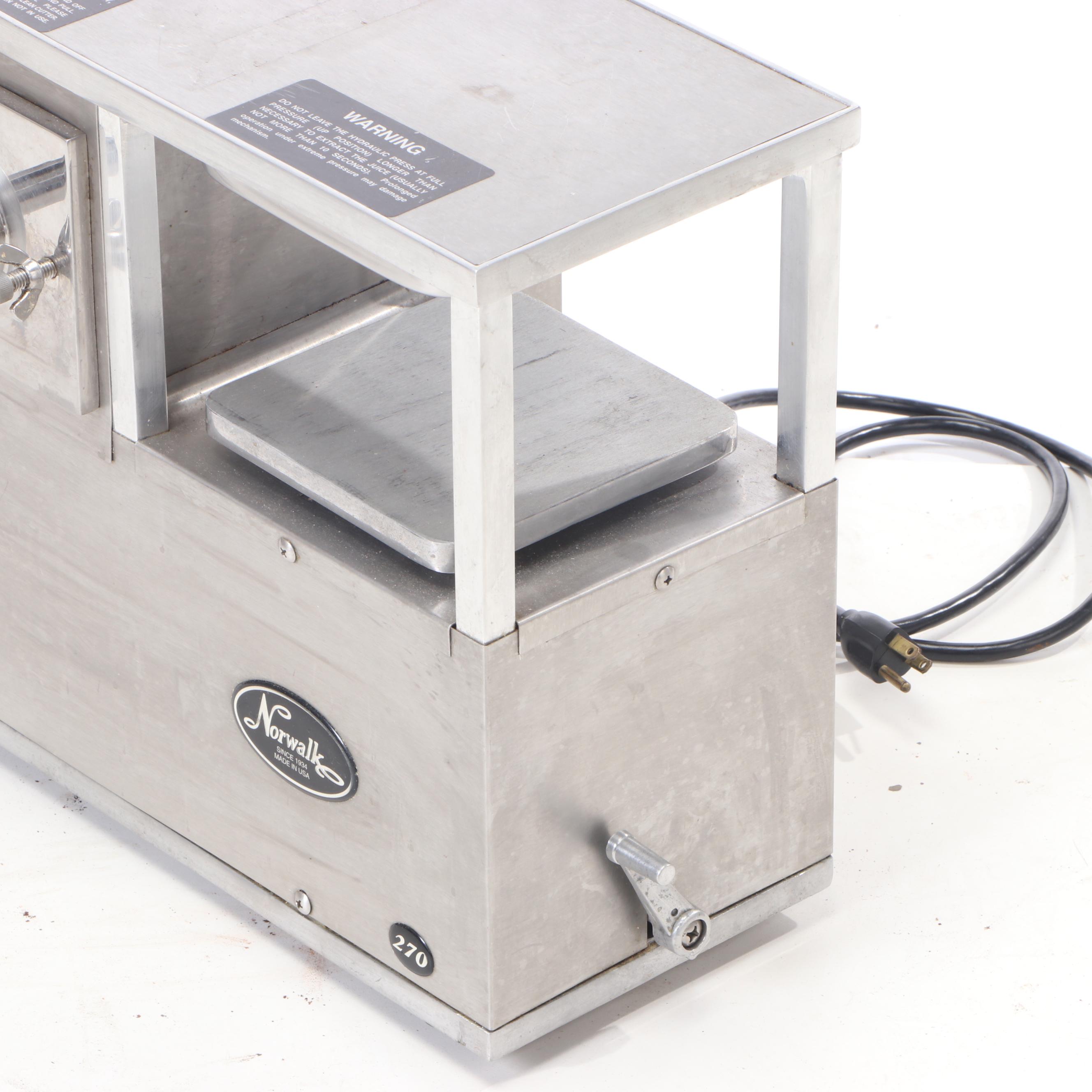 Norwalk Food Factory and Hydraulic Press Juicer Model 270