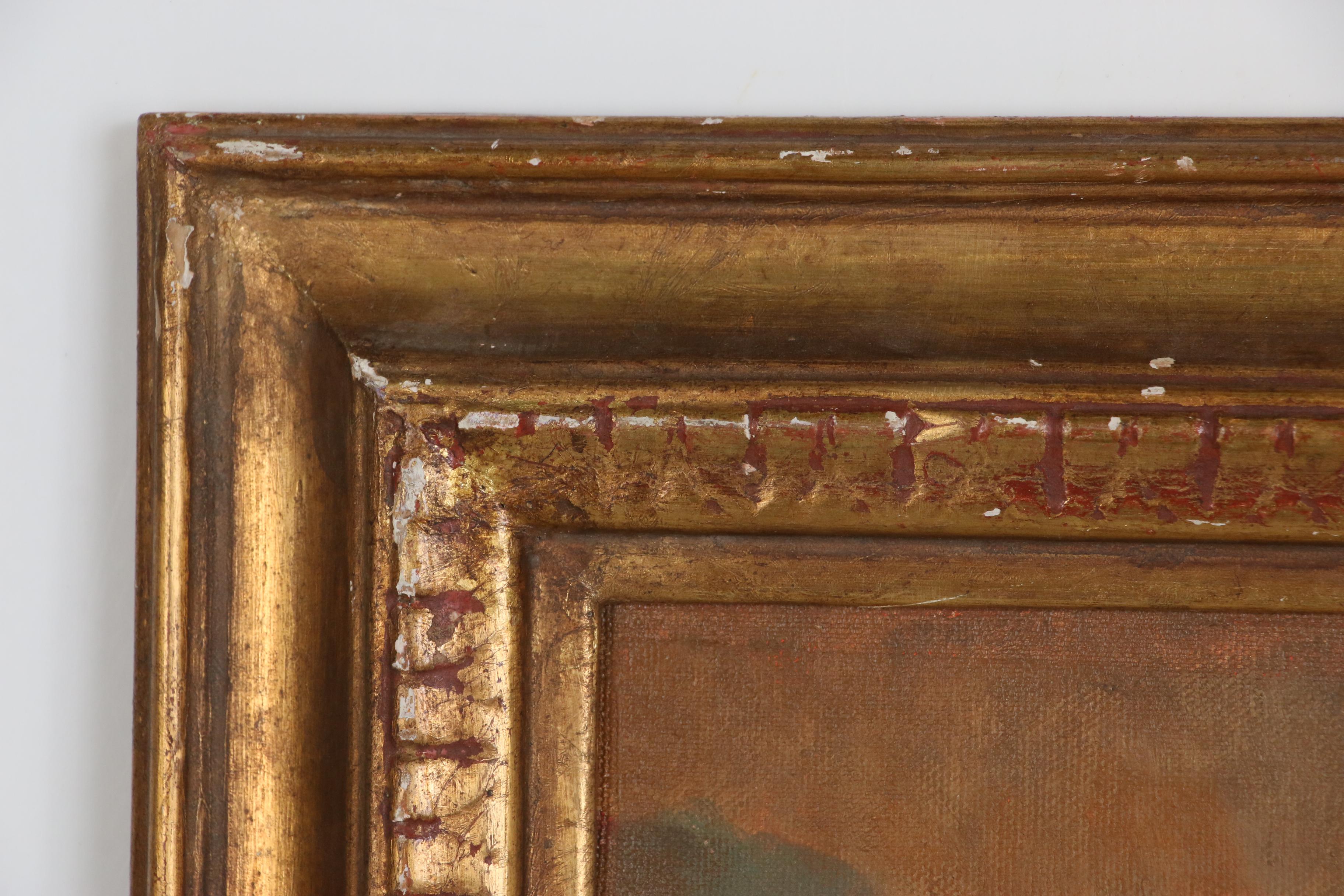 Jacques Zuccaire Still Life Oil Painting of White Carnation, 20th Century