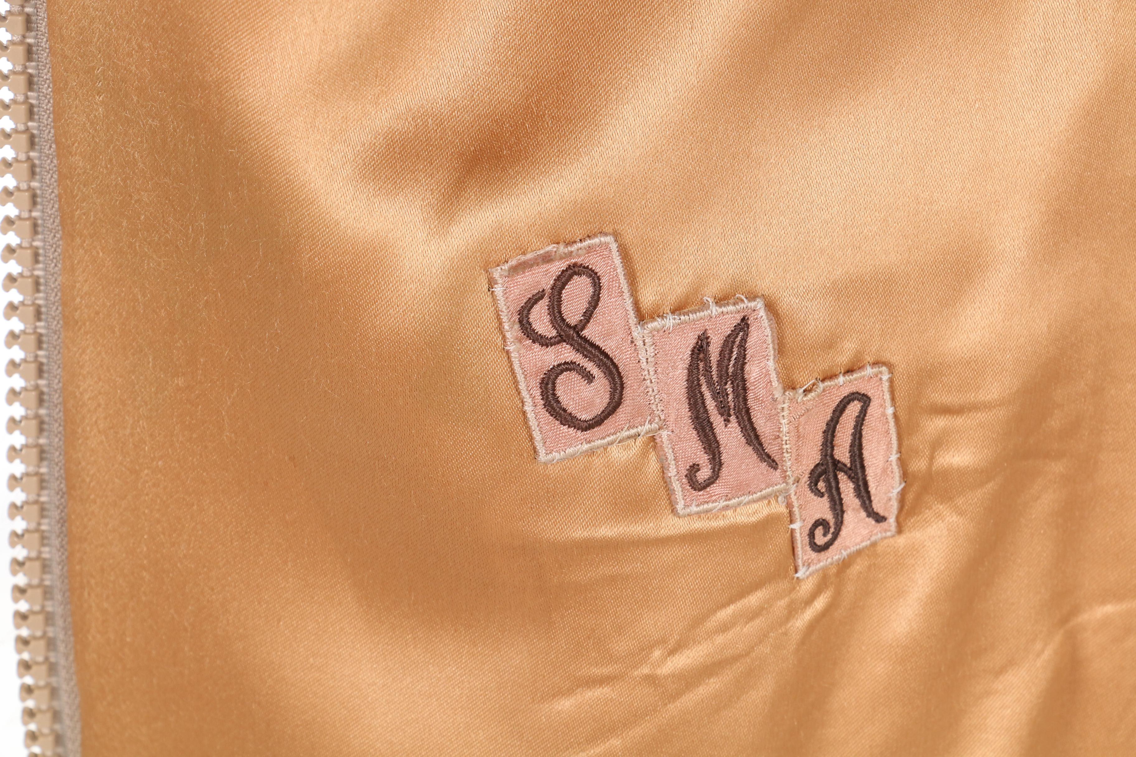 Red Fox Fur Zip-Front Jacket, Vintage