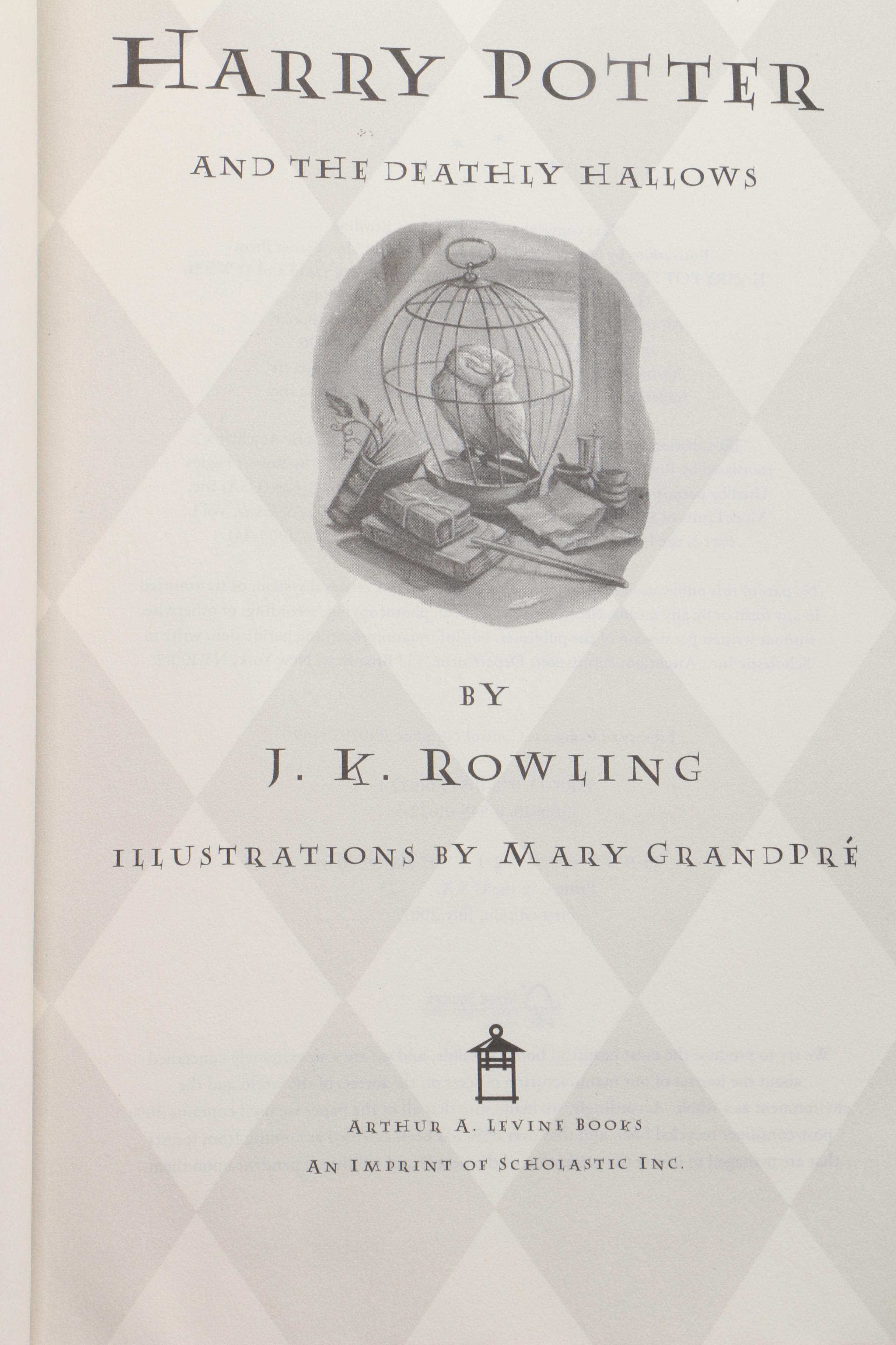 First American Edition "Harry Potter" Complete Series by J. K. Rowling