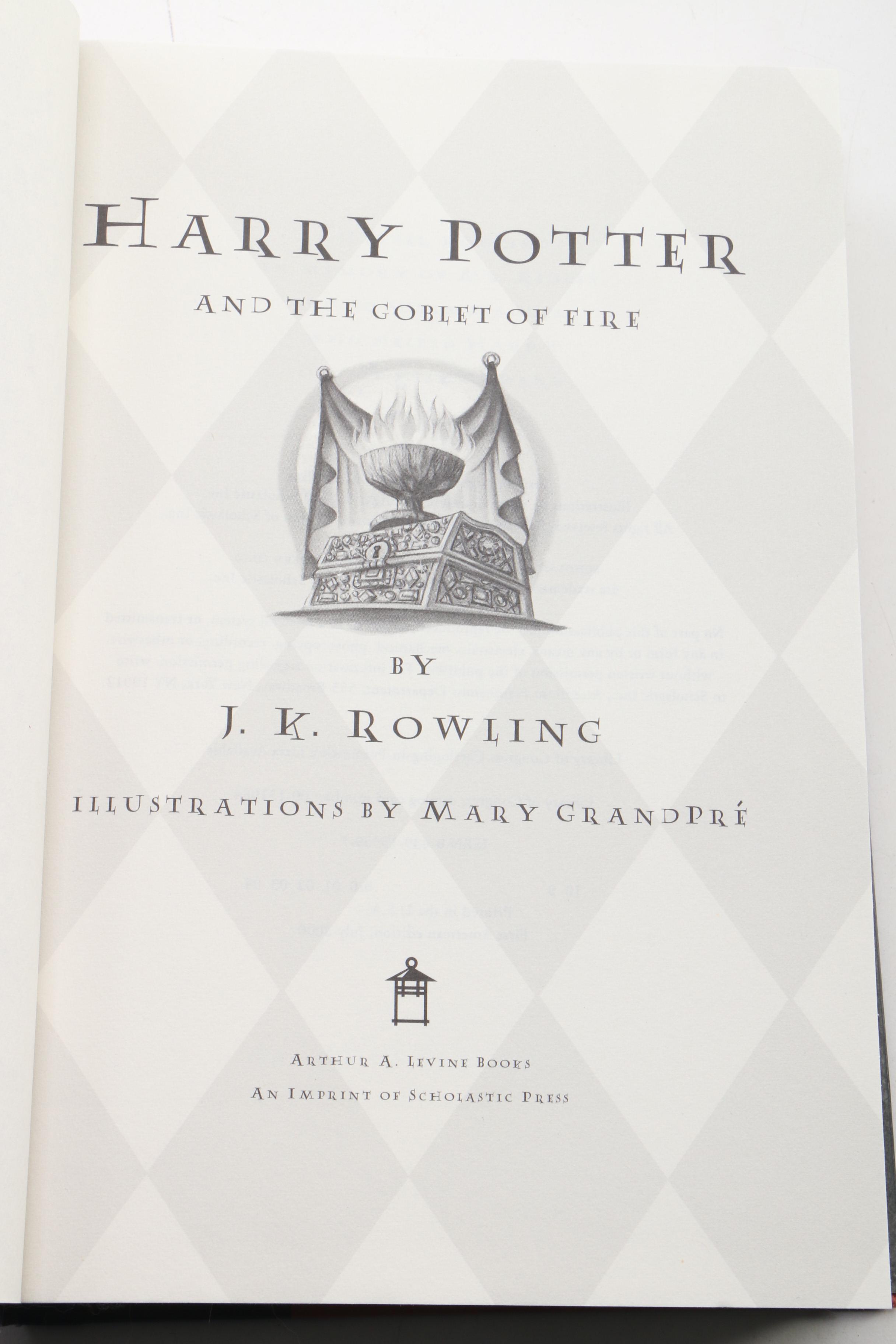 First American Edition "Harry Potter" Complete Series by J. K. Rowling