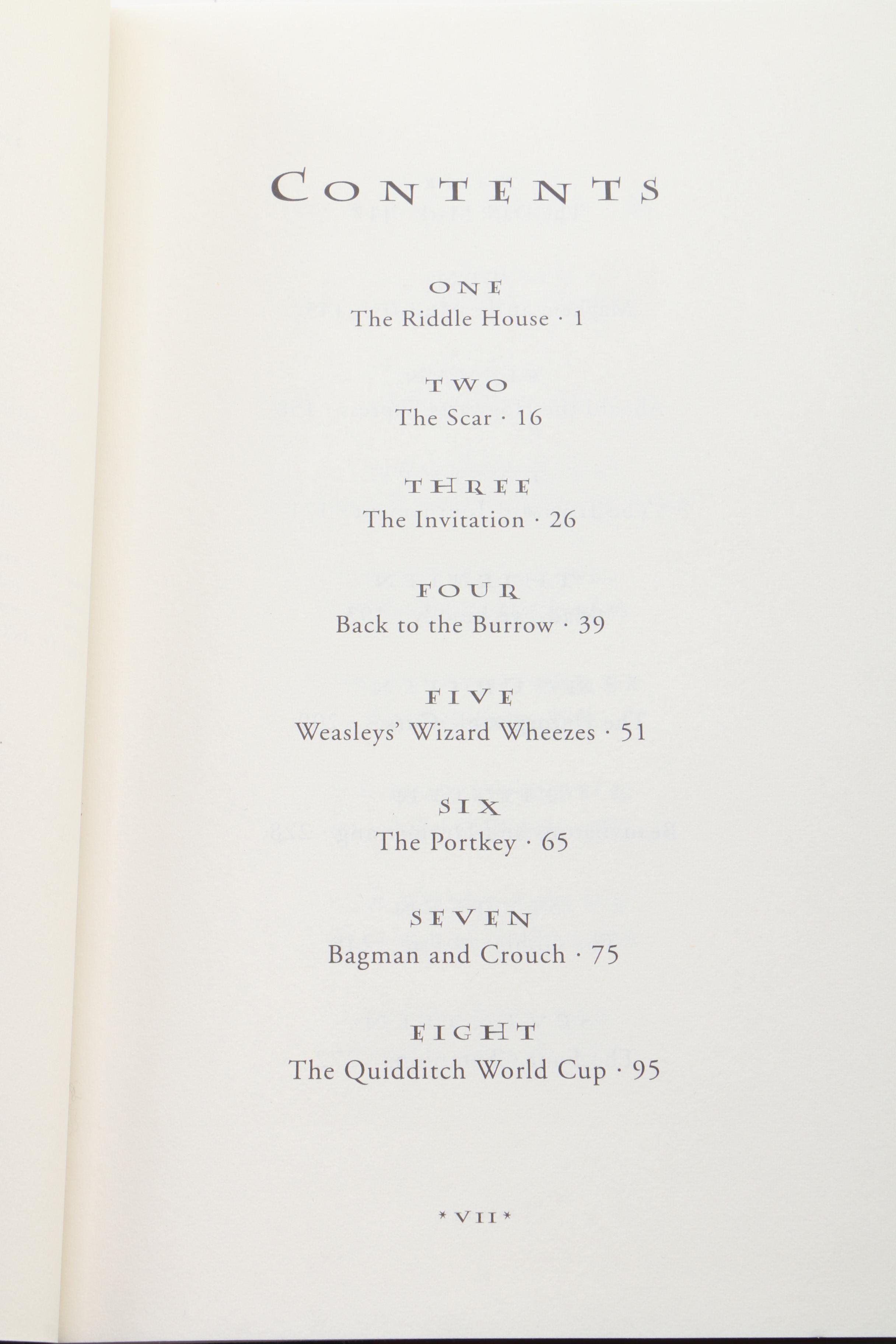 First American Edition "Harry Potter" Complete Series by J. K. Rowling