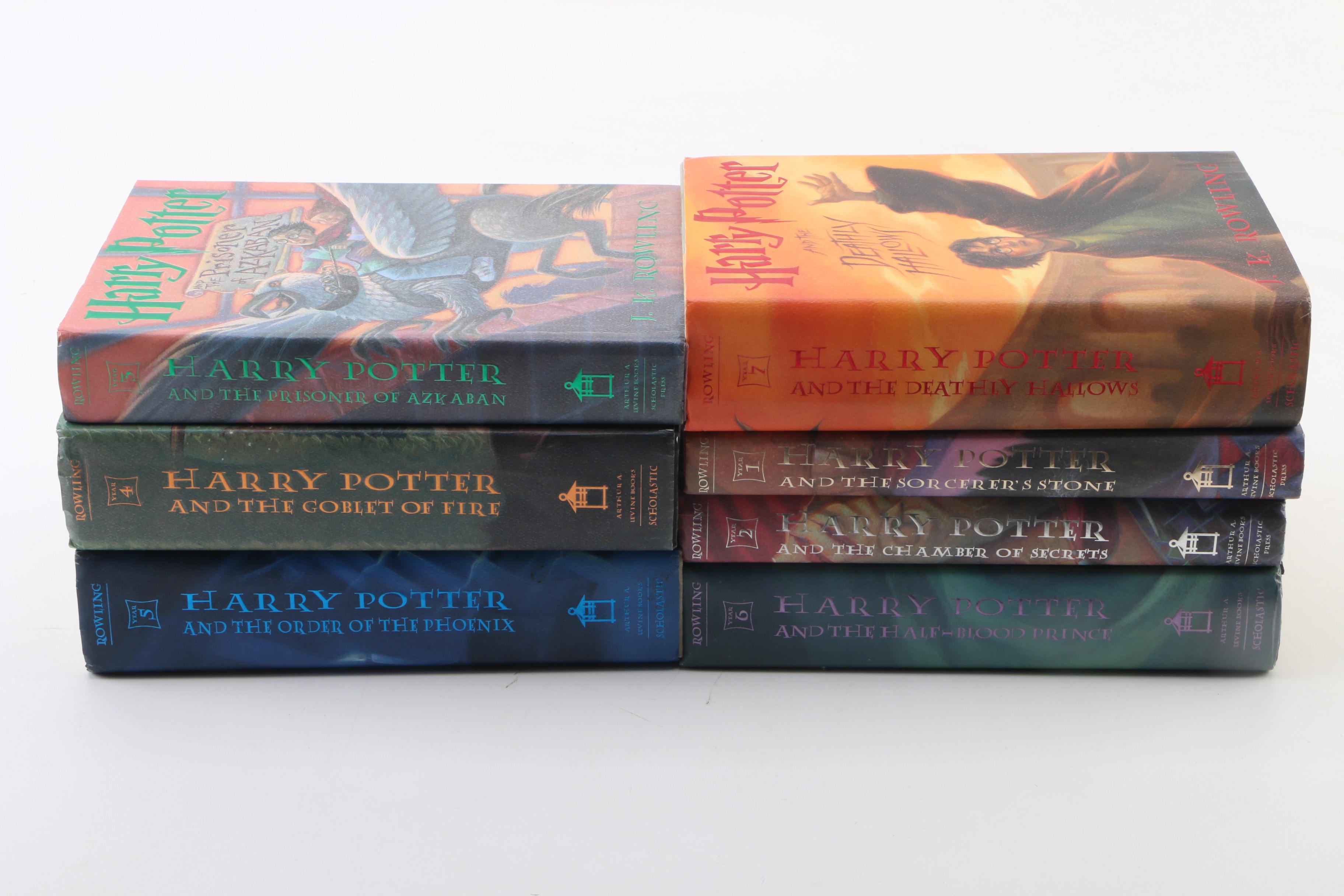 First American Edition "Harry Potter" Complete Series by J. K. Rowling