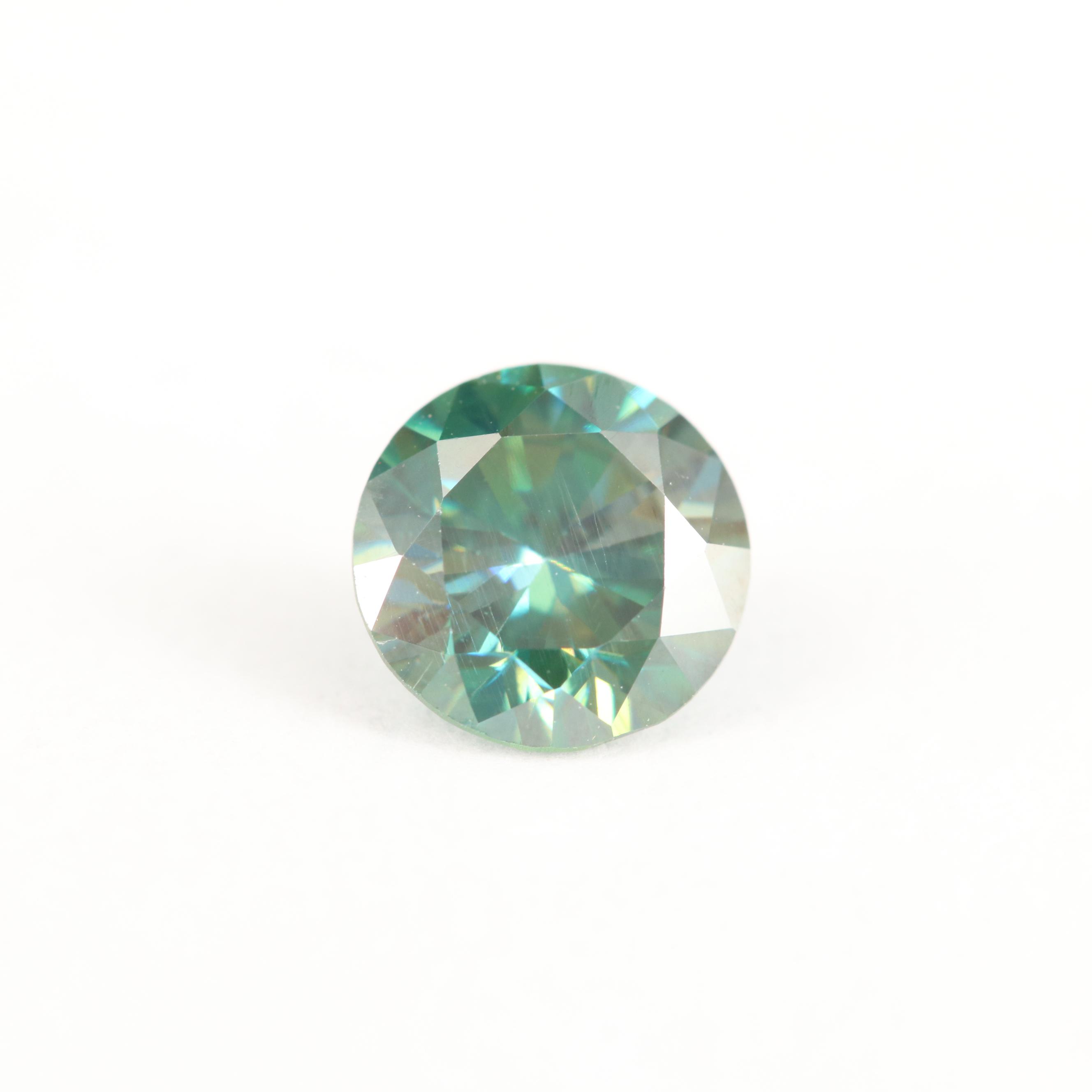 Loose Round Faceted Moissanite