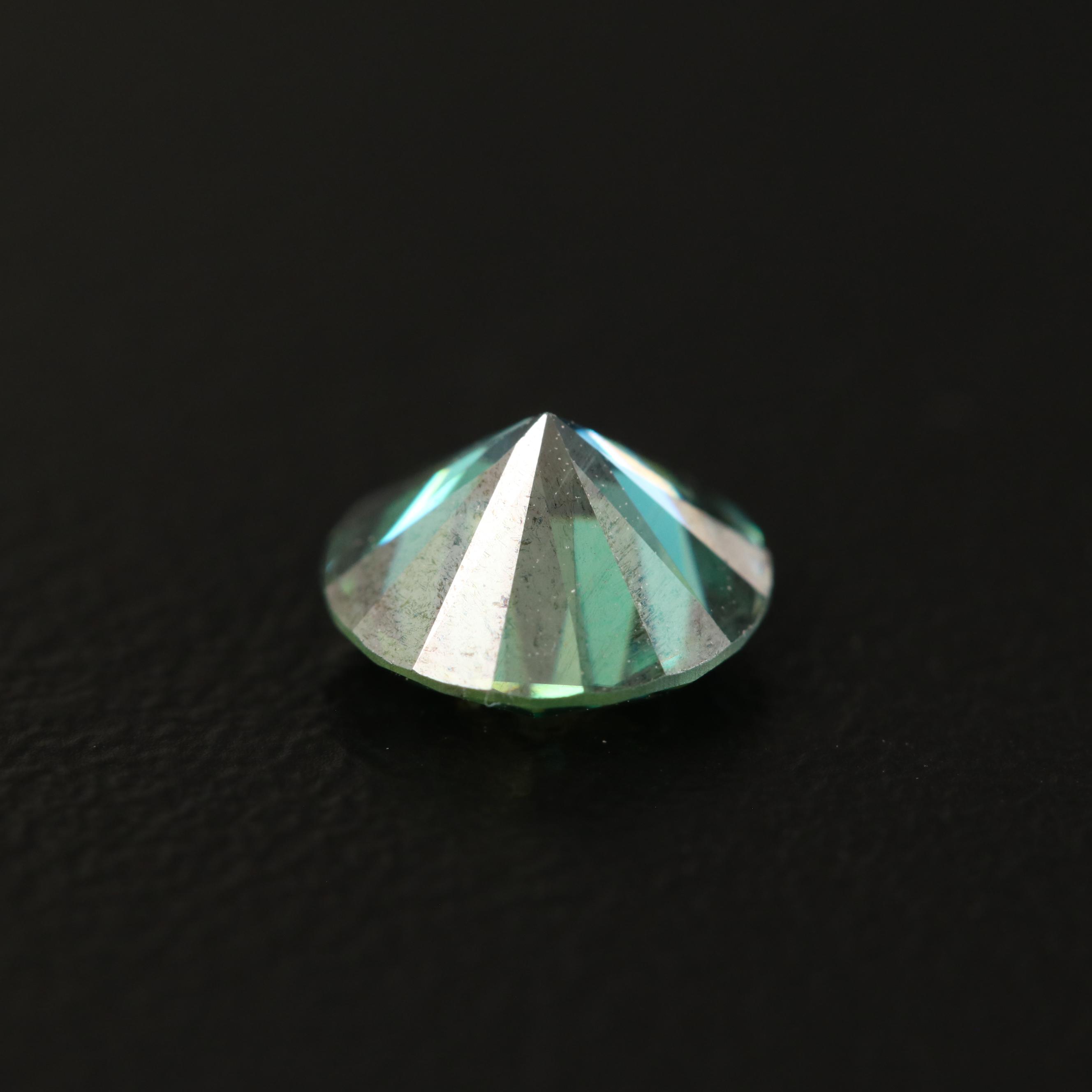 Loose Round Faceted Moissanite
