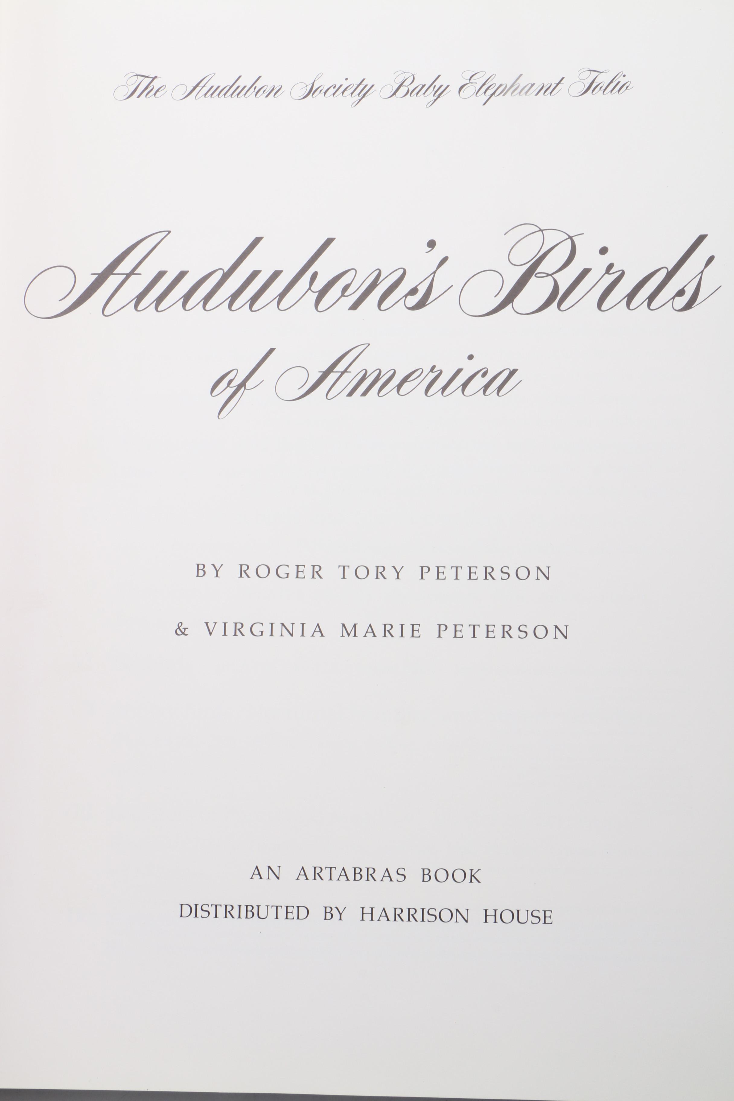 "Audubon’s Birds of America" by Roger T. Peterson and Virginia M. Peterson, 1985