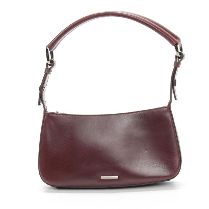 Gucci Burgundy Leather Shoulder Bag