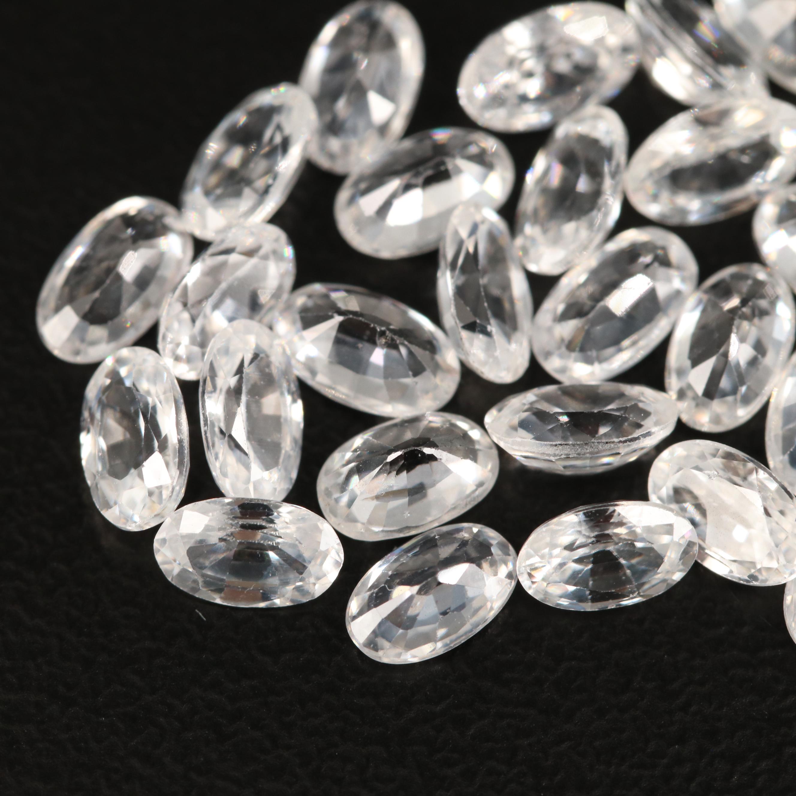 Loose 10.72 CTW Oval Faceted Zircon
