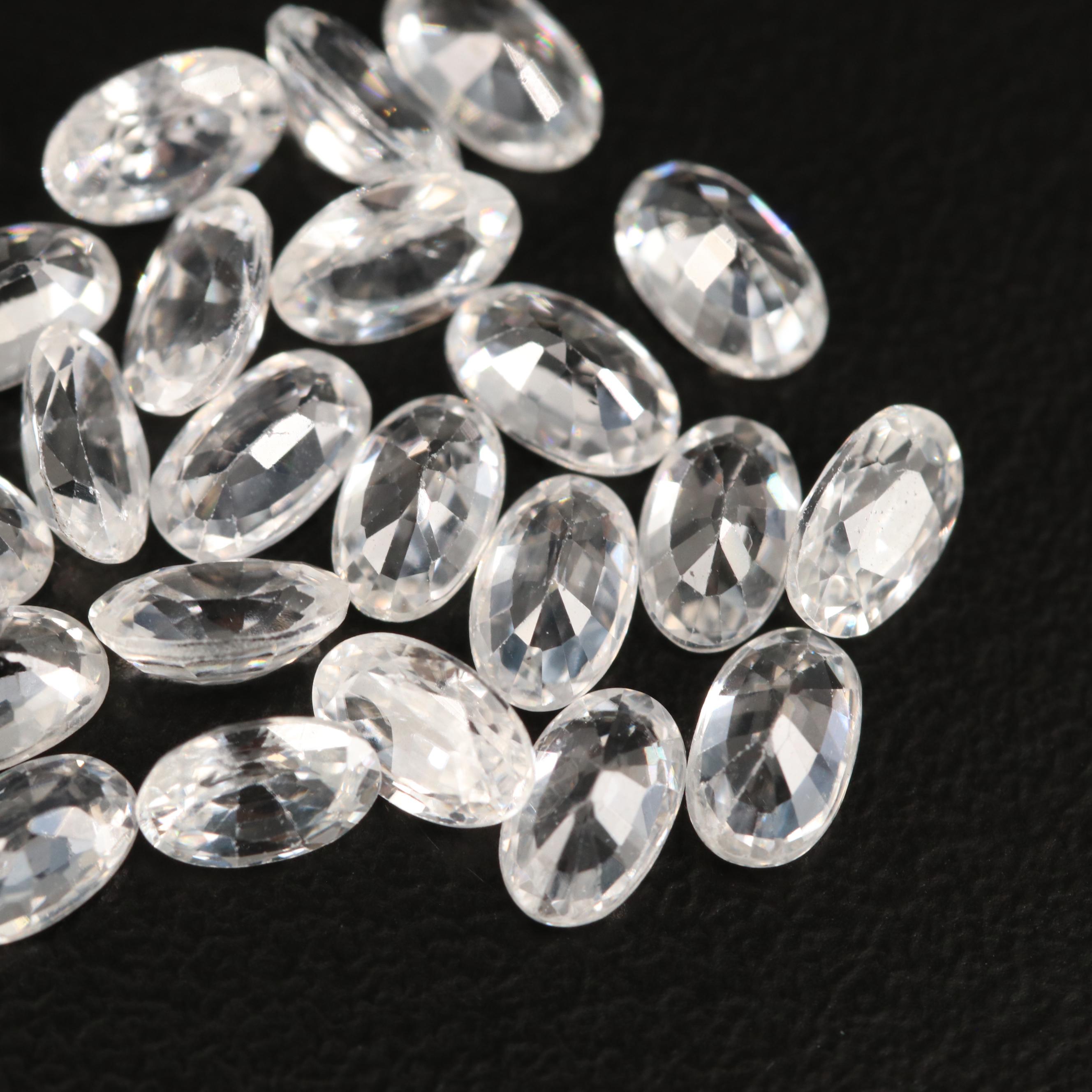 Loose 10.72 CTW Oval Faceted Zircon
