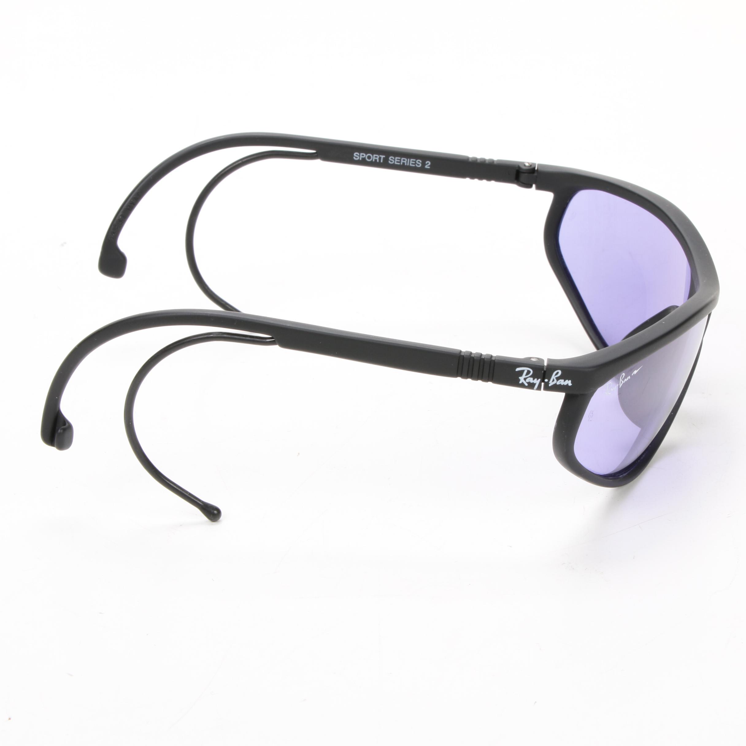 Ray-Ban W1737 Sports Series 2 Bausch & Lomb Purple Chromax Sunglasses