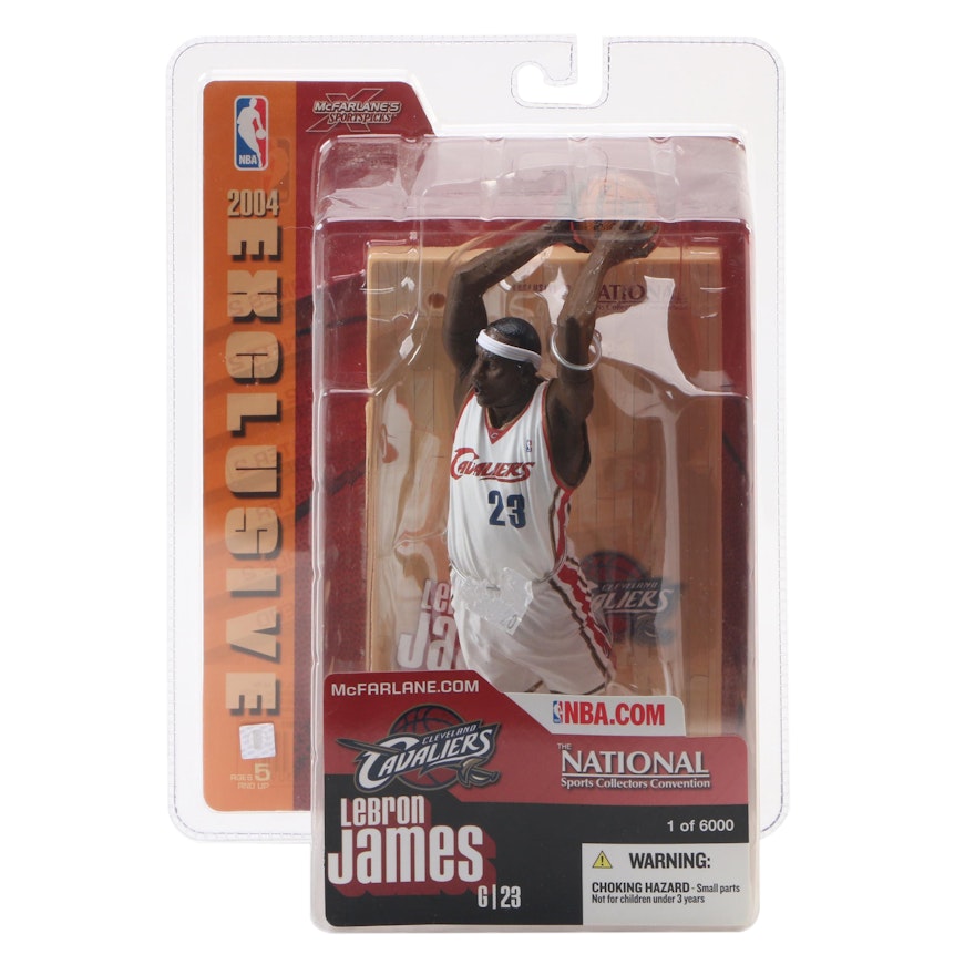 2004 LeBron James Cleveland Cavaliers McFarlane Action Figure Series 7