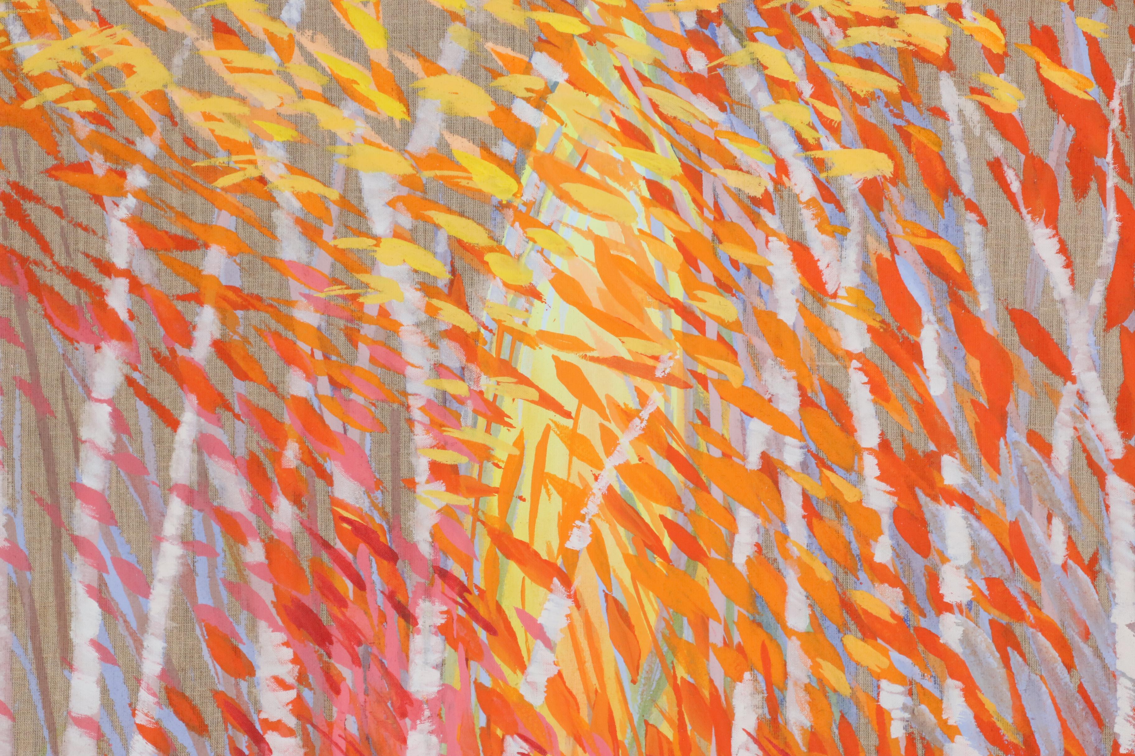 Kay Muir Acrylic Painting "Celestial Light", Late 20th Century