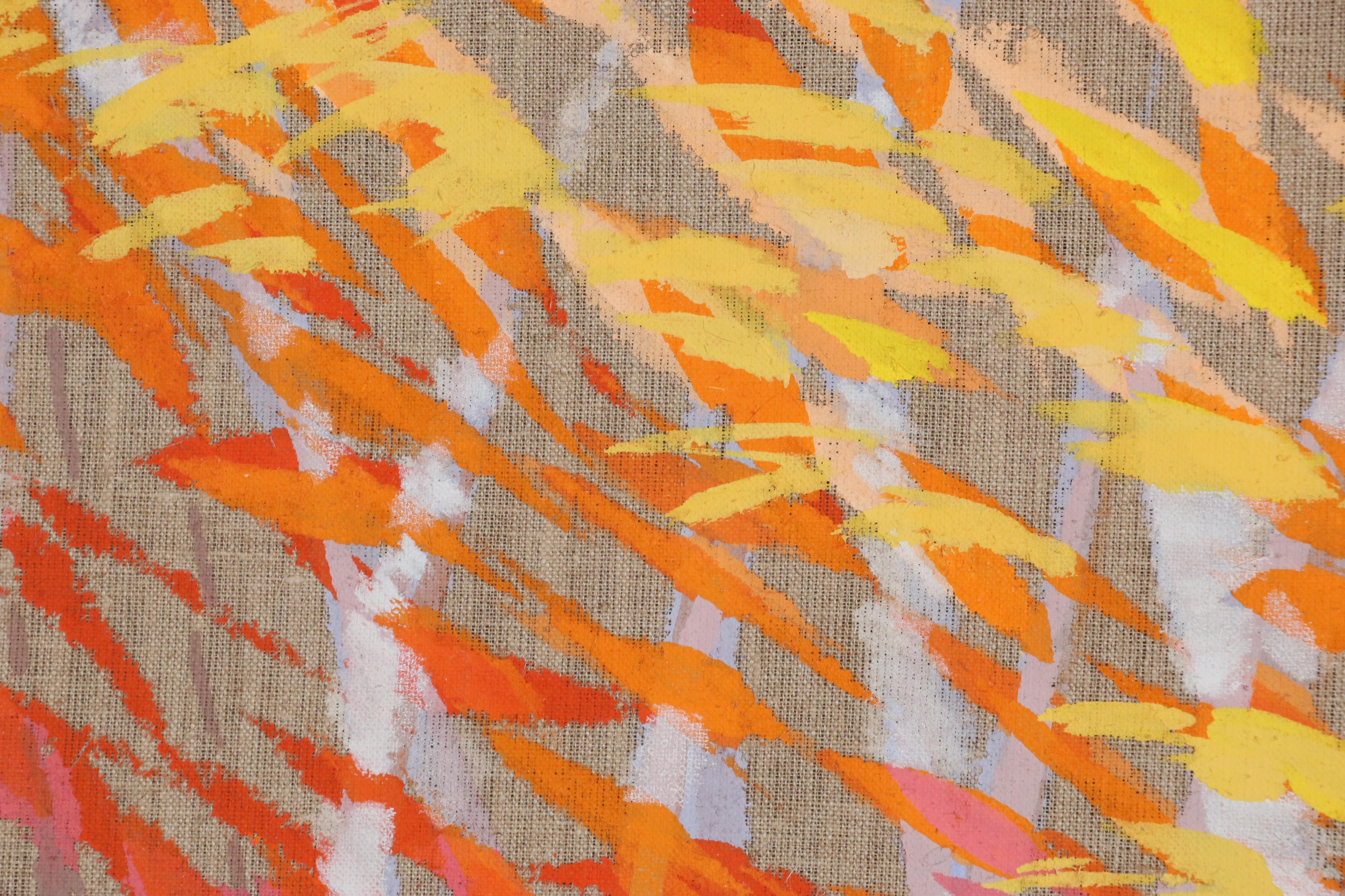 Kay Muir Acrylic Painting "Celestial Light", Late 20th Century