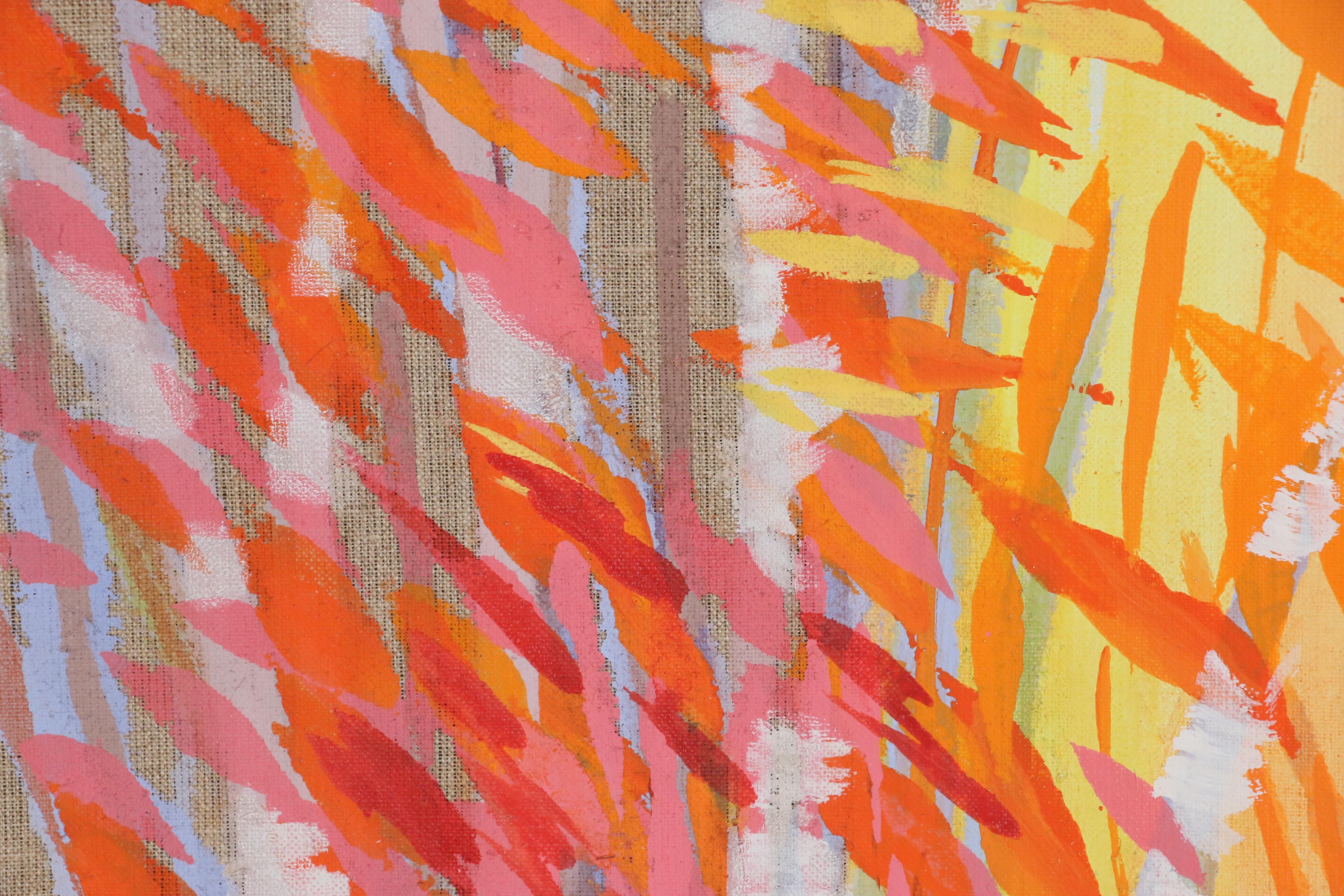 Kay Muir Acrylic Painting "Celestial Light", Late 20th Century