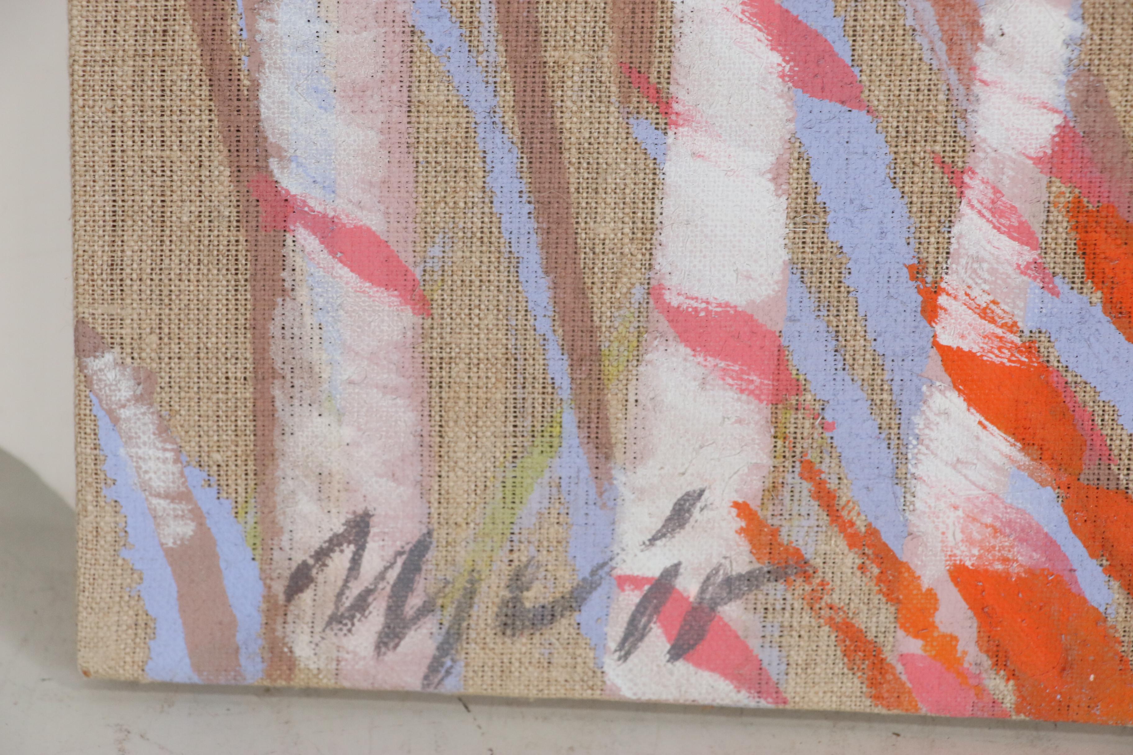 Kay Muir Acrylic Painting "Celestial Light", Late 20th Century