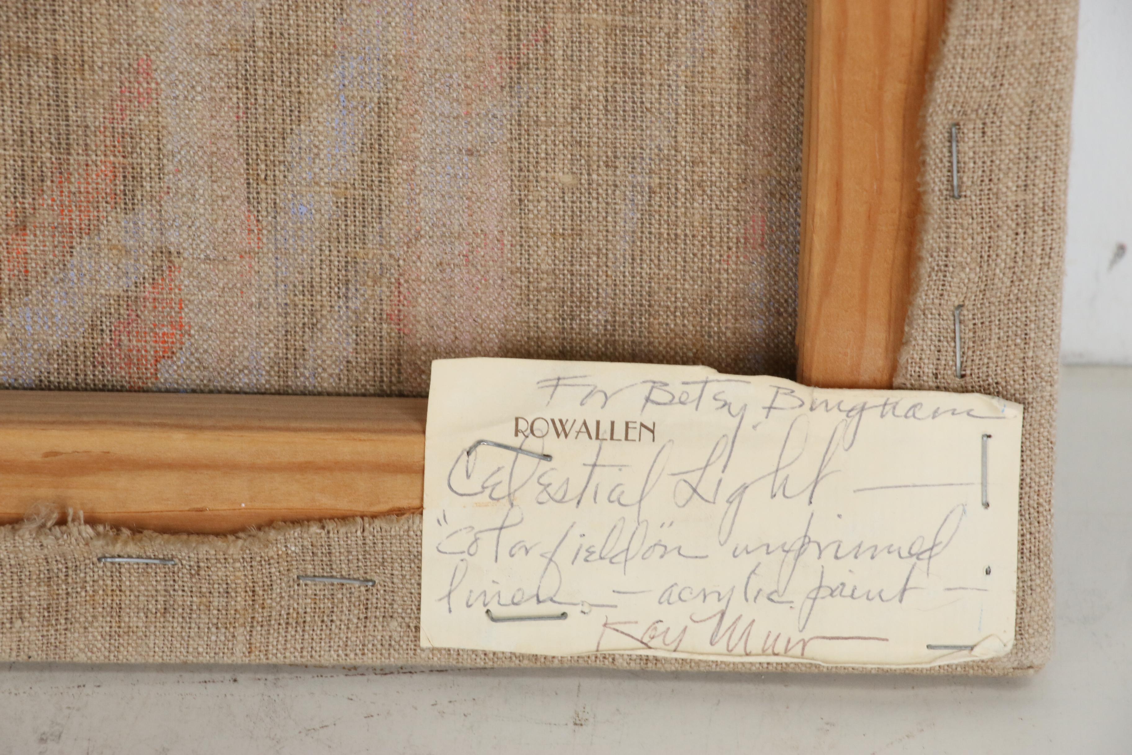 Kay Muir Acrylic Painting "Celestial Light", Late 20th Century