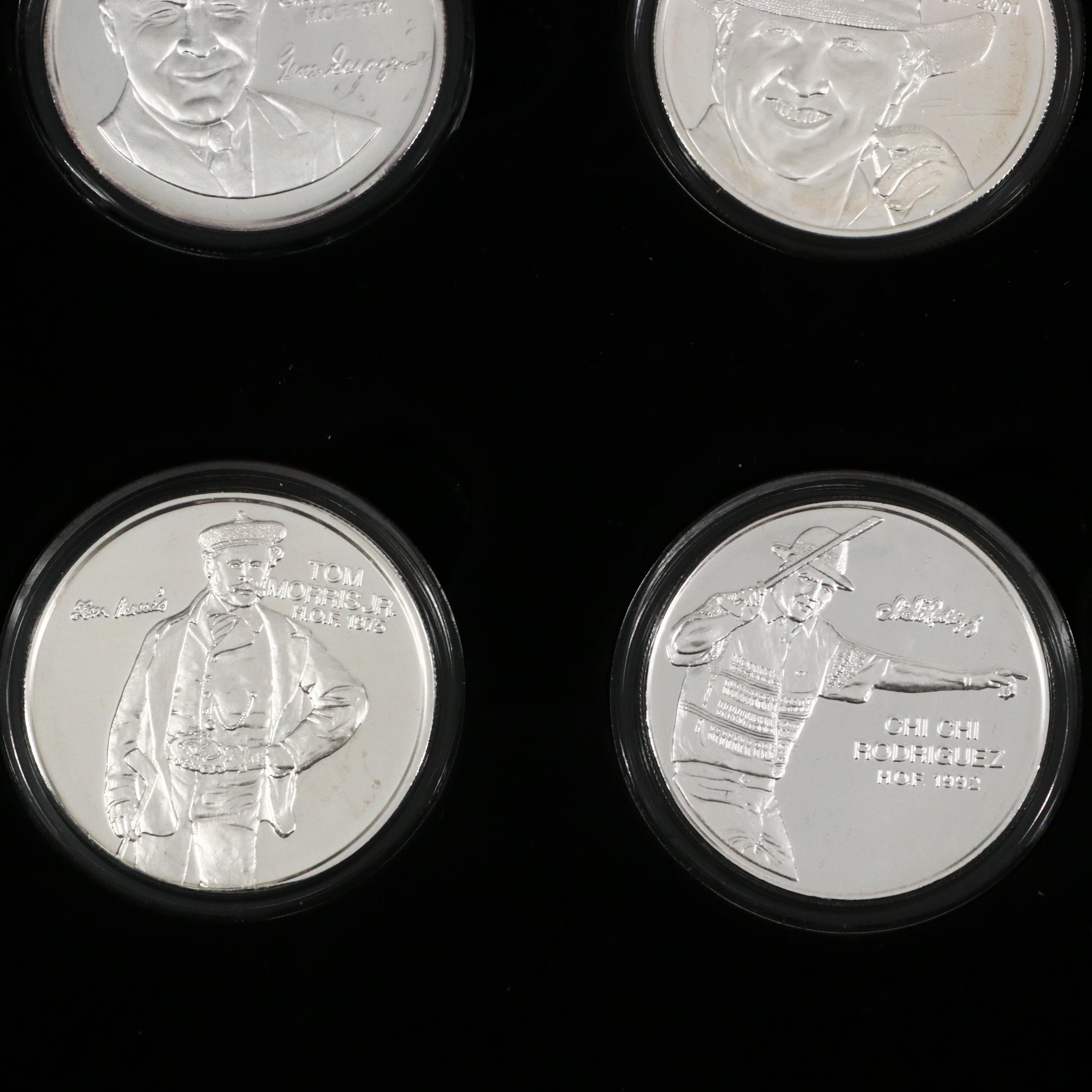 PGA Tour Partner's Club .999 Fine Silver Hall of Fame Golfers Rounds